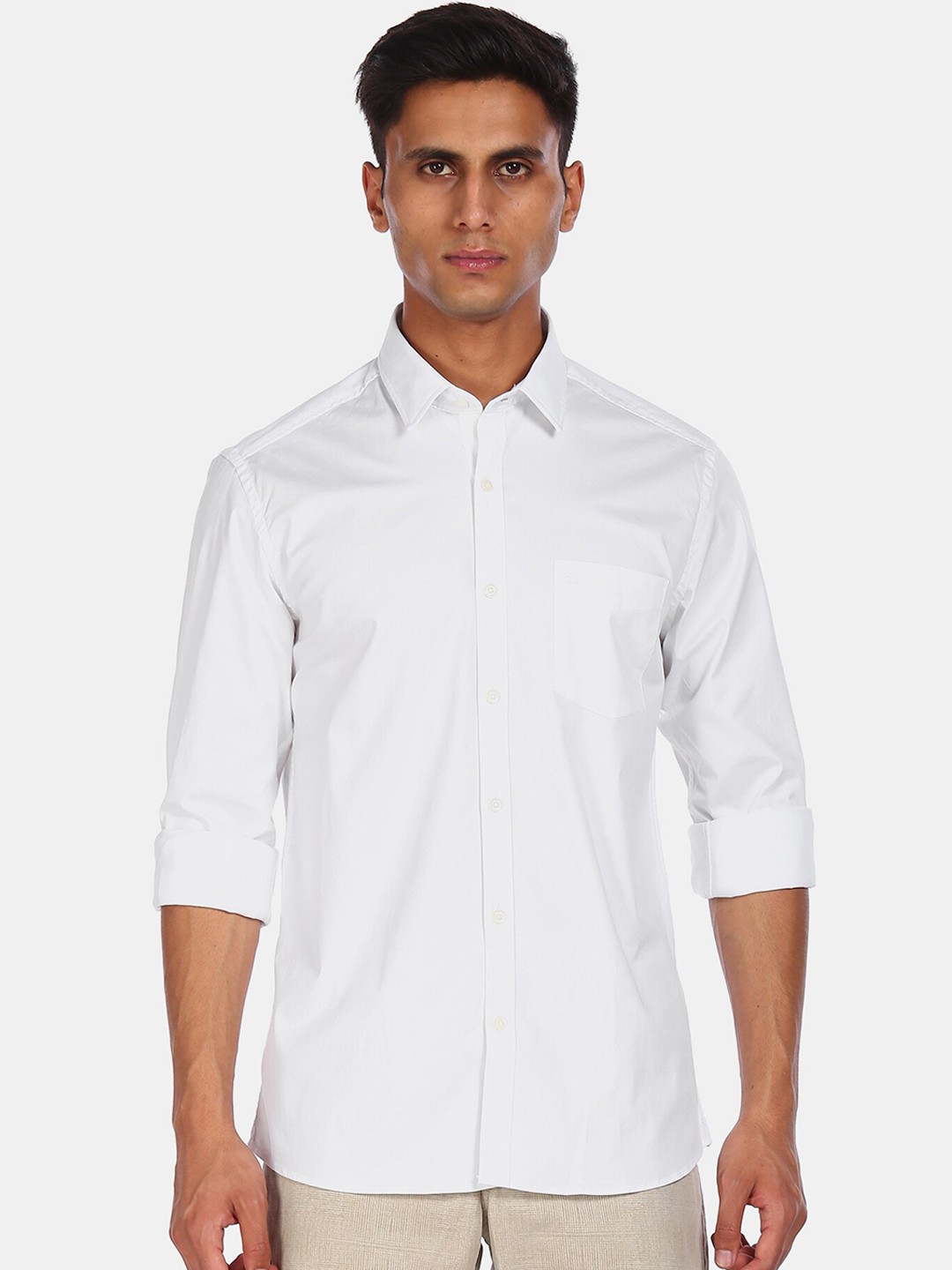 

Arrow Sport Men White Opaque Casual Shirt