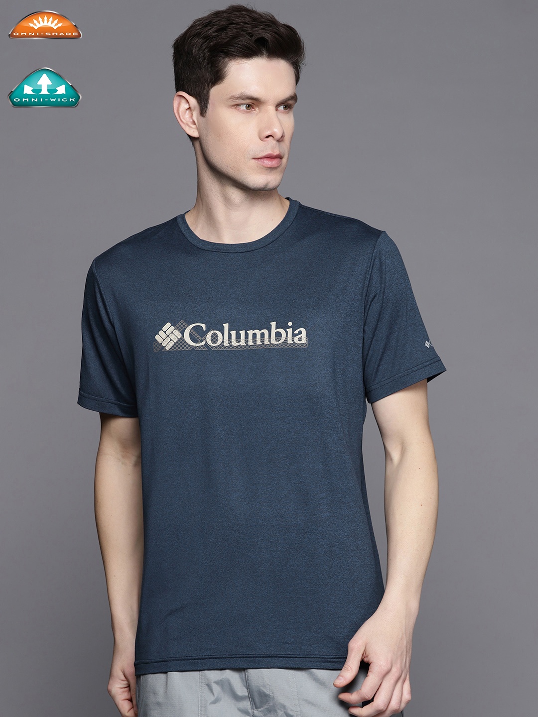 

Columbia Men Assorted Tech Trail Brand Logo Hiking T-shirt