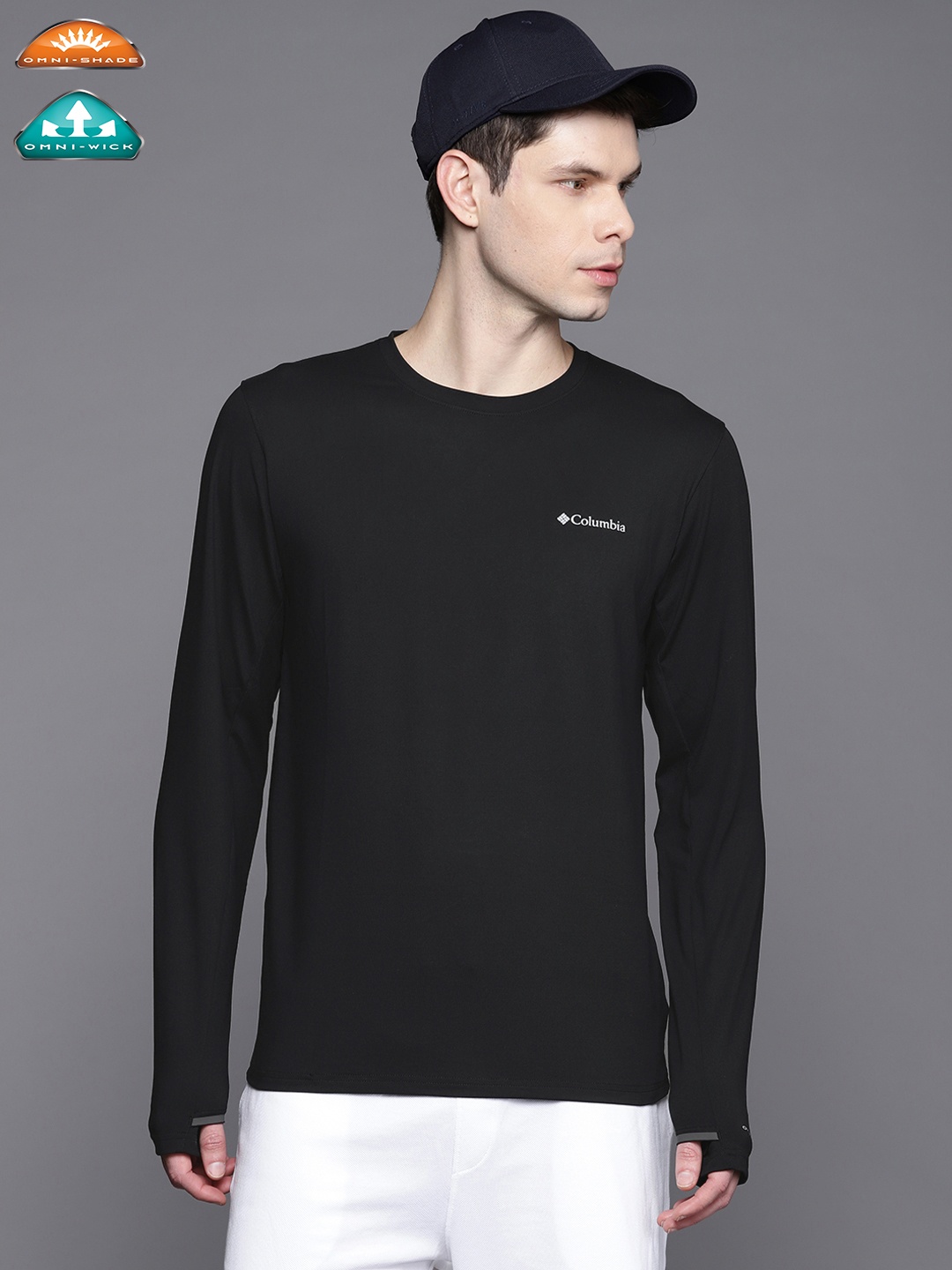 

Columbia Men Black Omni Freeze & Shade Compression T-shirt