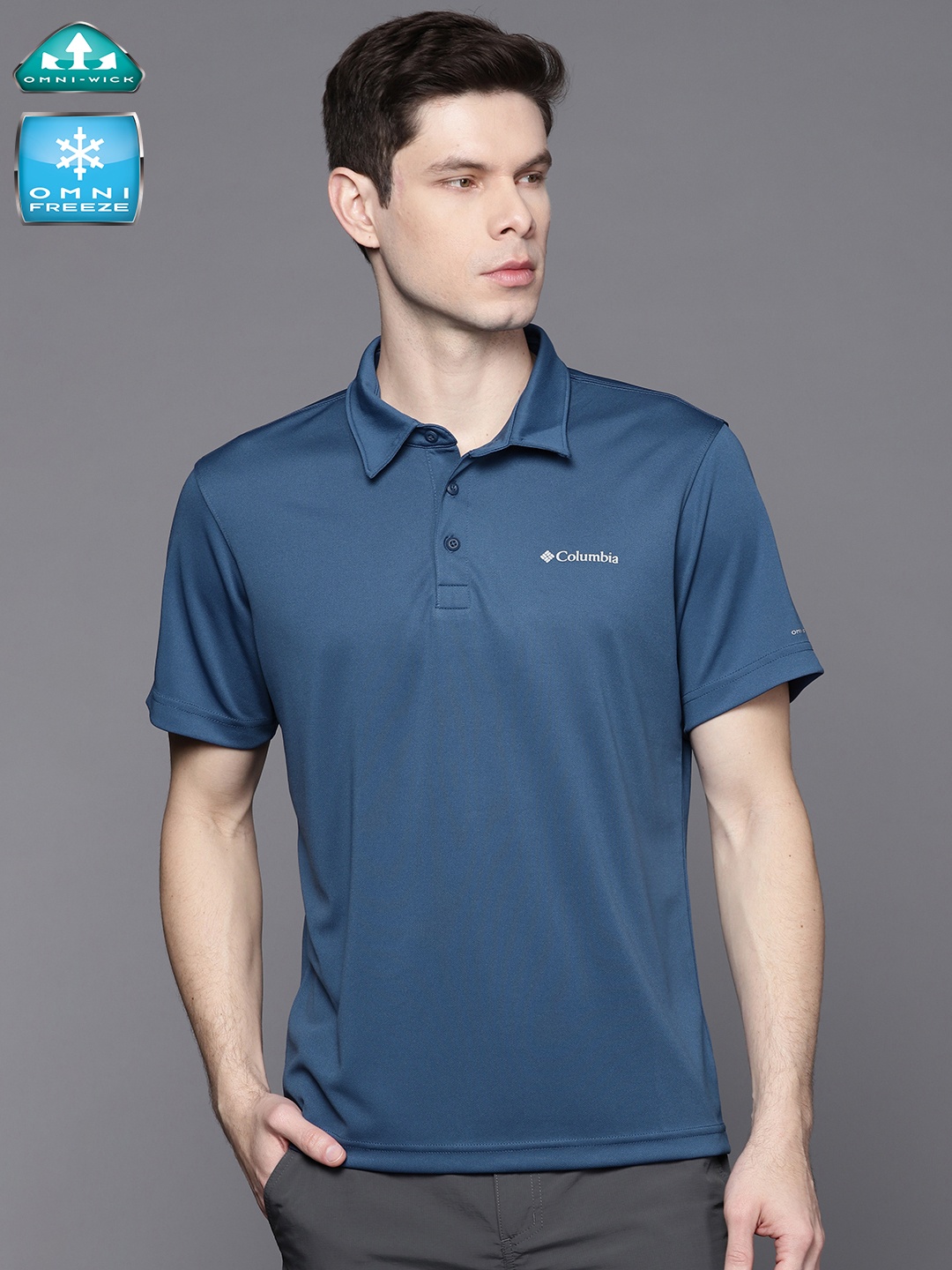 

Columbia Men Assorted Mist Trail Polo Collar Hiking T-shirt