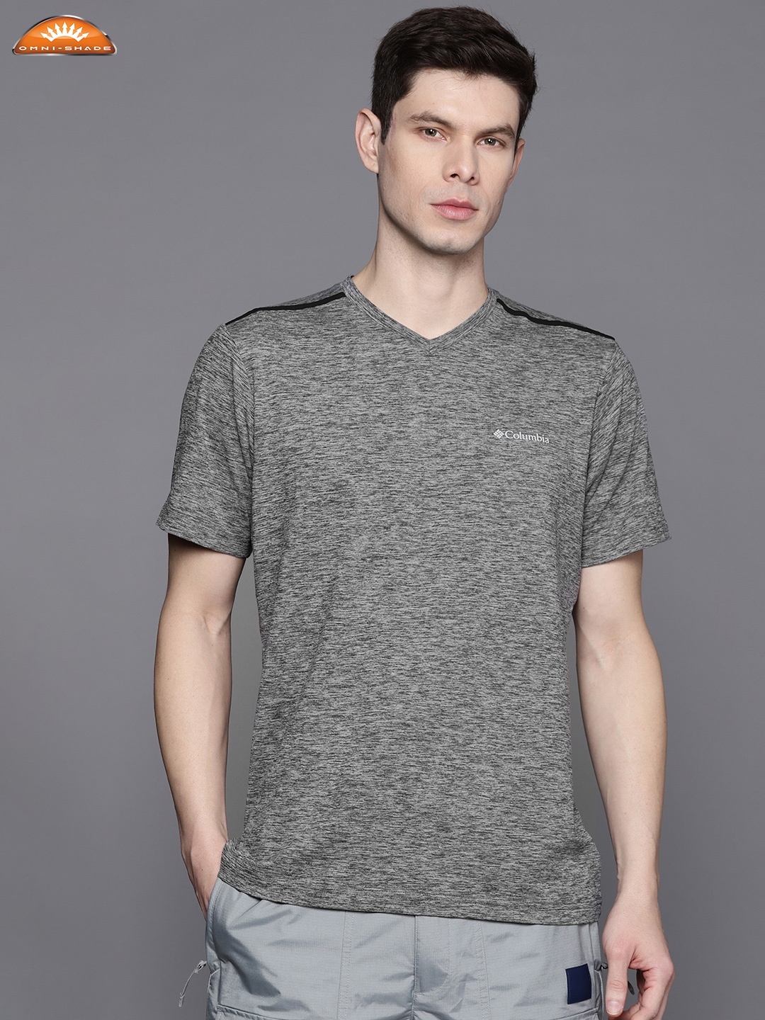 

Columbia Men Assorted Self-Design Tech Trail II V-Neck Hiking T-shirt