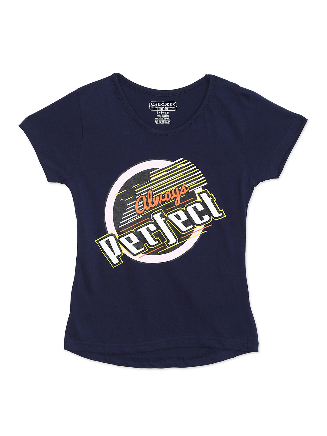 

Cherokee Girls Blue Printed T-shirt