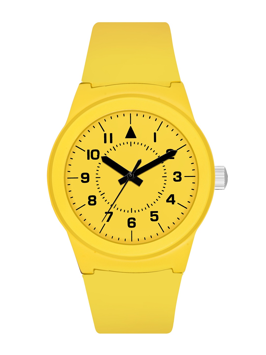 

PERCLUTION ENTERPRISE Men Yellow Dial & Yellow Straps Analogue Watch PE122