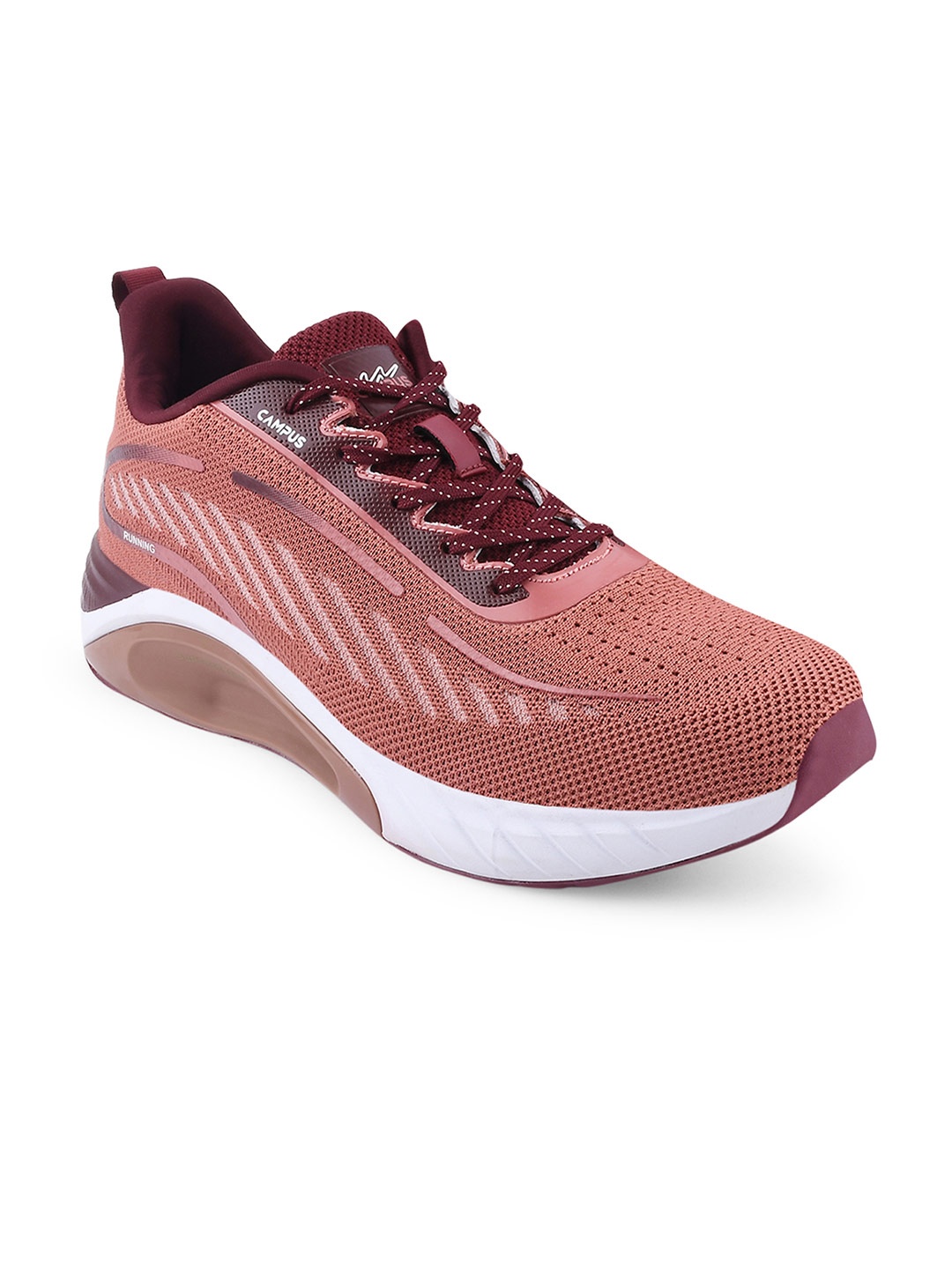 

Campus Men Rust Mesh Running Shoes