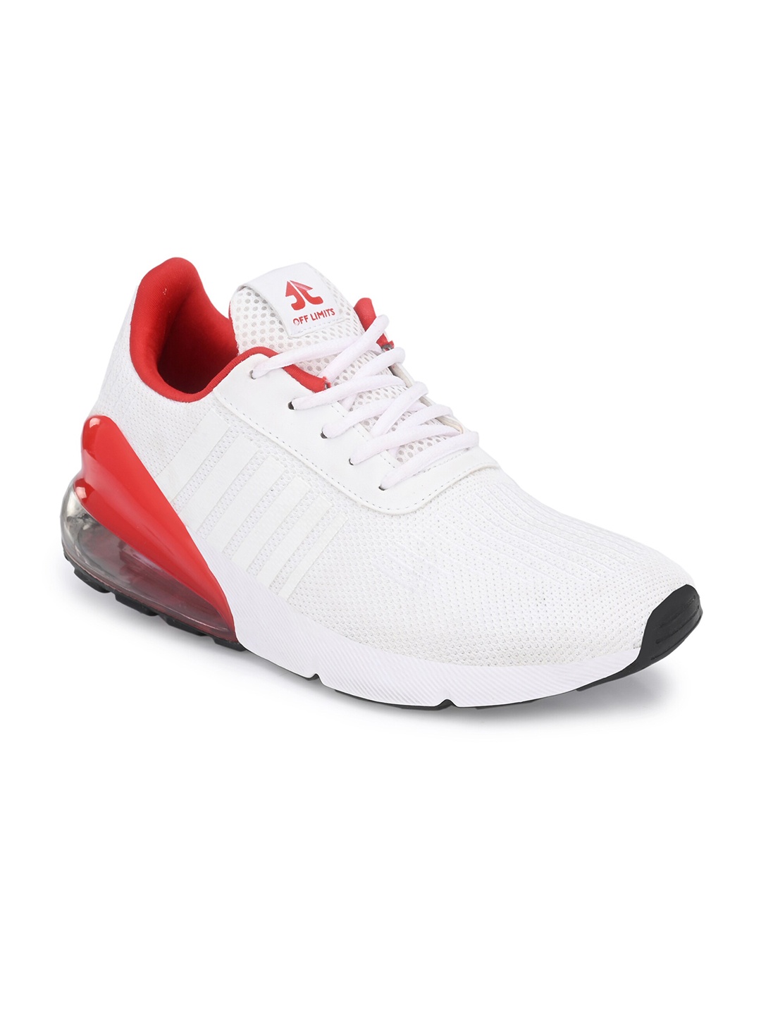 

OFF LIMITS Men White Mesh Running Non-Marking Shoes