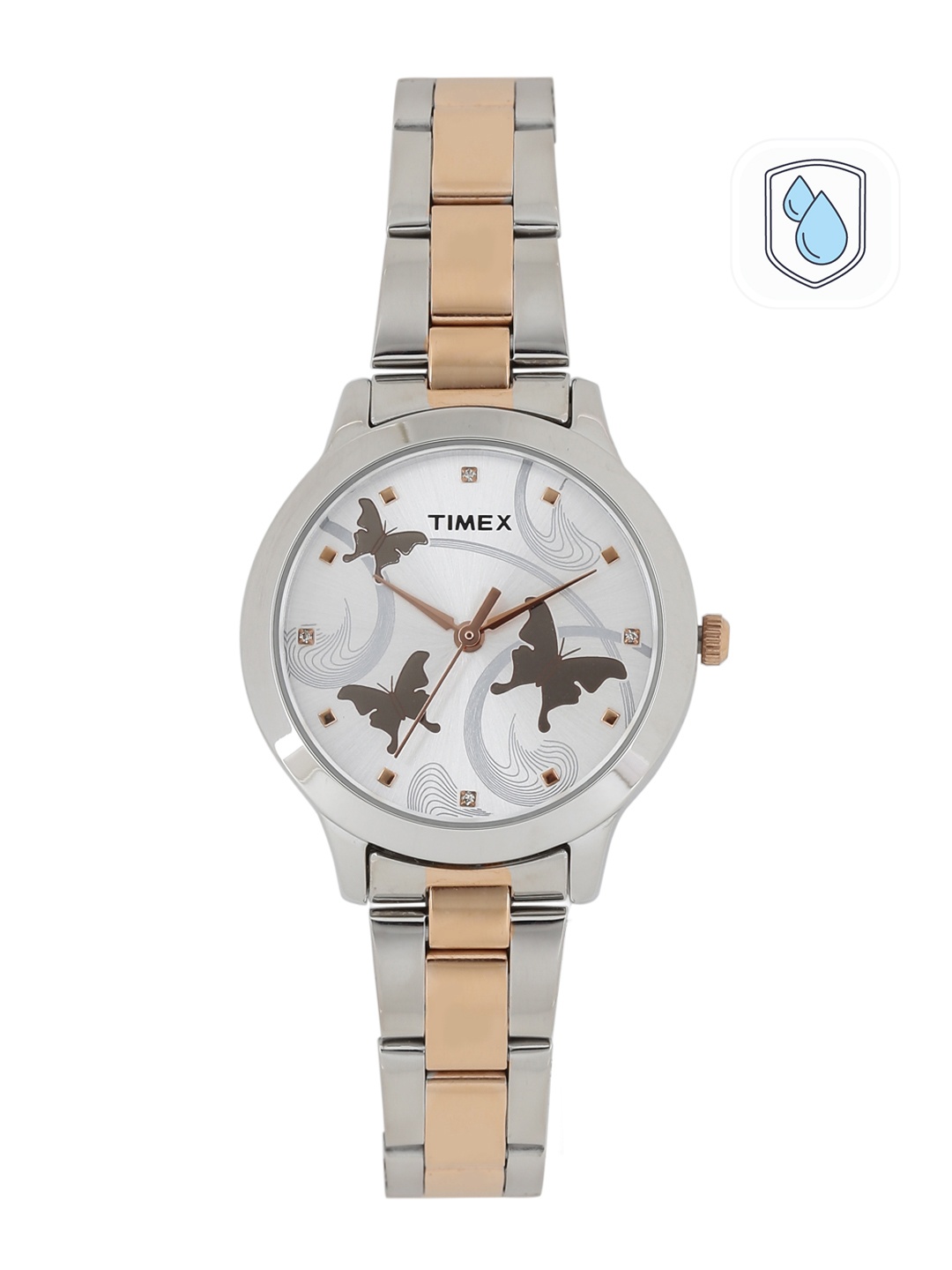 

Timex Women Silver-Toned Analogue Watch - TW000T607