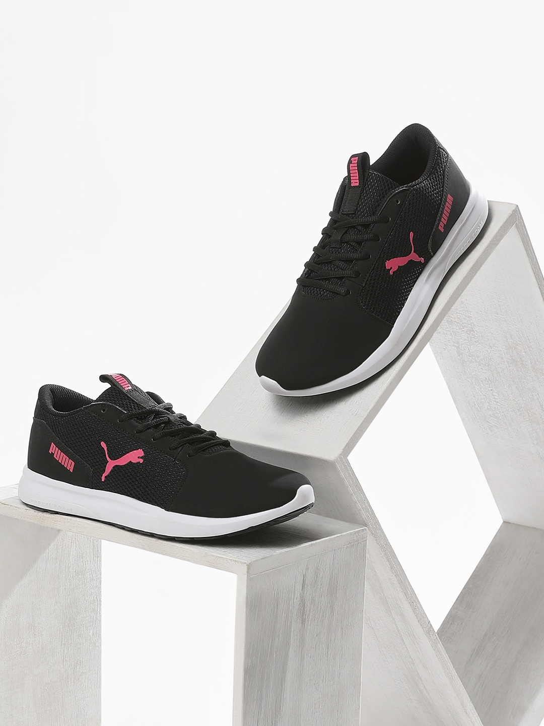 

Puma Women Black Textured Sneakers