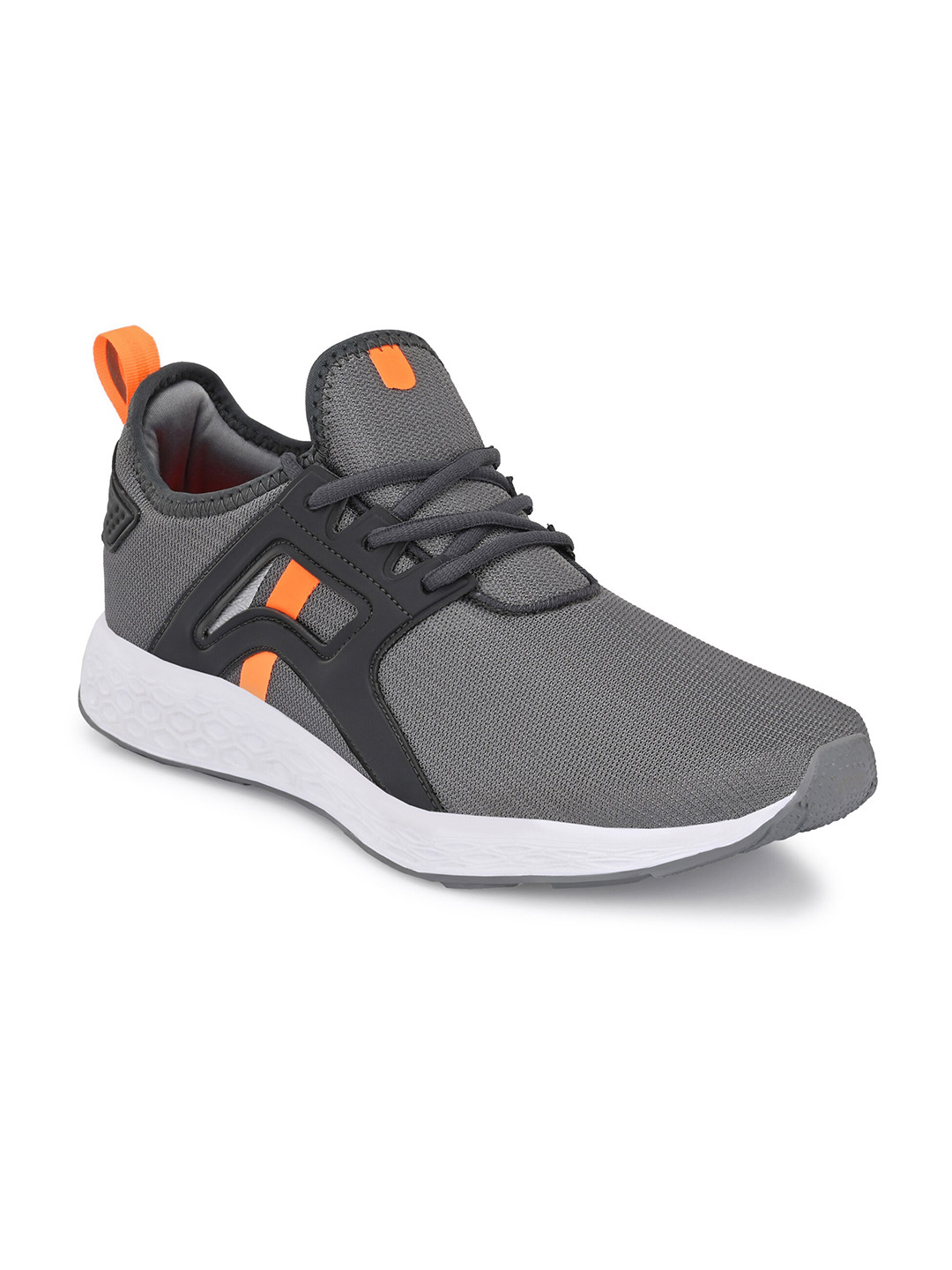 

OFF LIMITS Men Grey Colourblocked Mesh Running Shoes