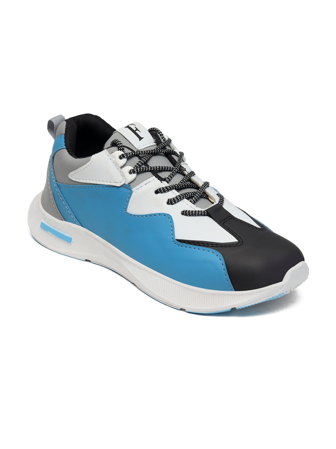 

Ferraiolo Men Blue & White Colourblocked Sneakers