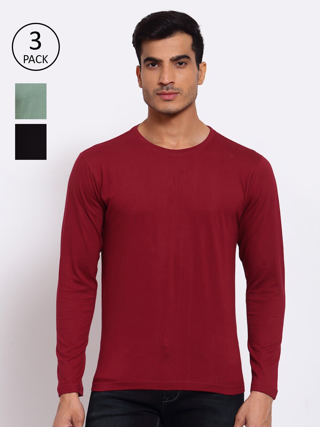 

FERANOID Men Black 3 Pockets T-shirt