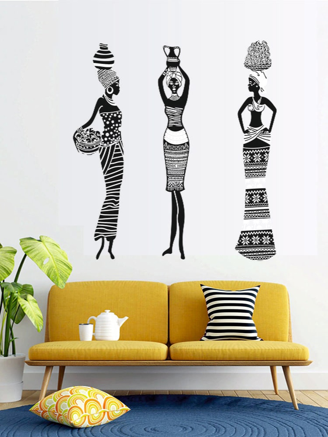 

RANGOLI Assorted Dancing Woman Wall Sticker