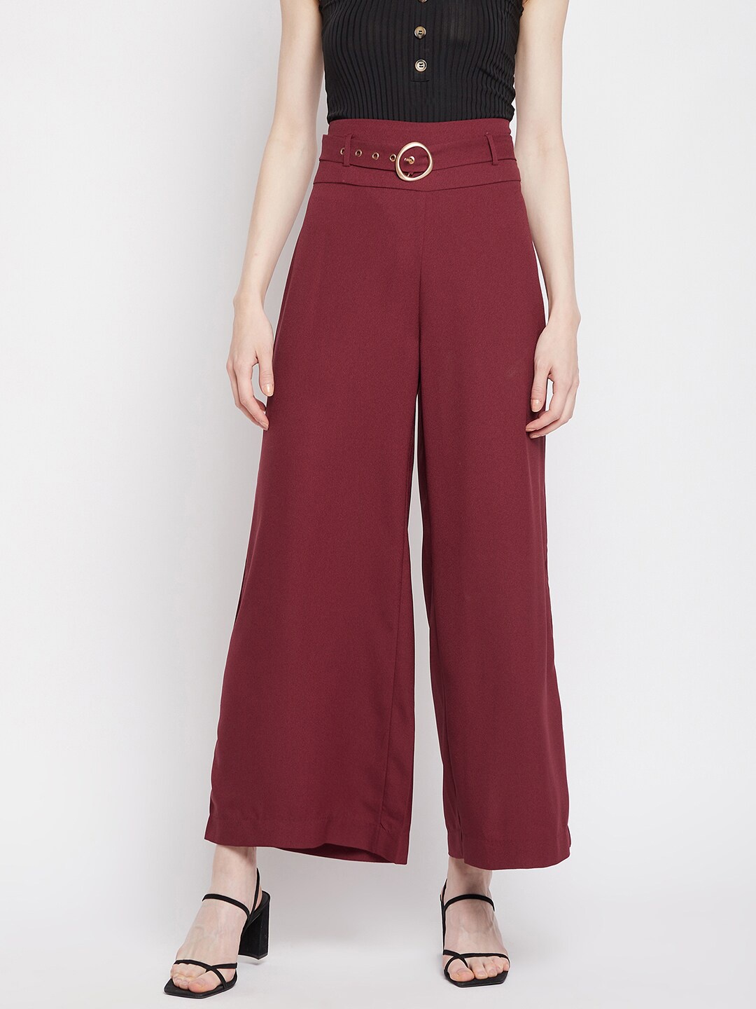 

Madame Women Maroon Palazzos
