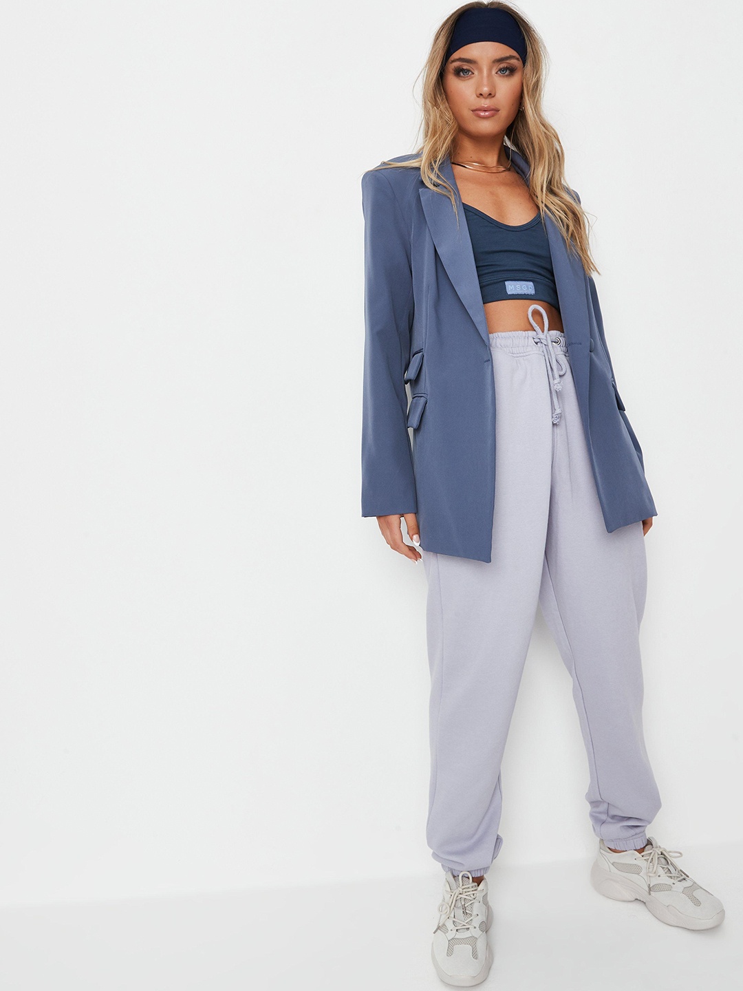 

Missguided Women Grey Solid Joggers