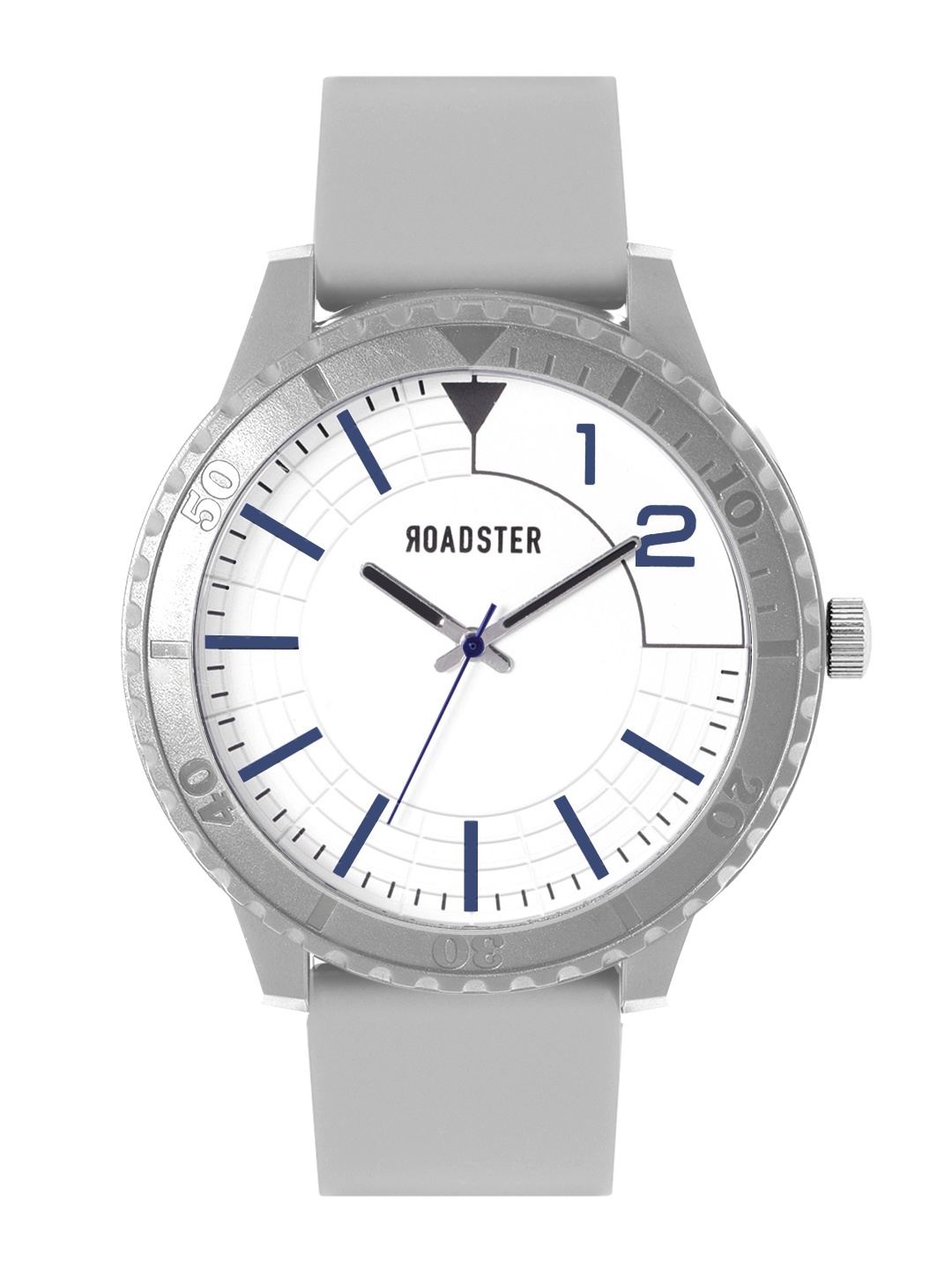 

The Roadster Lifestyle Co Men White Dial & Grey Straps Analogue Watch RD-AW21-8C