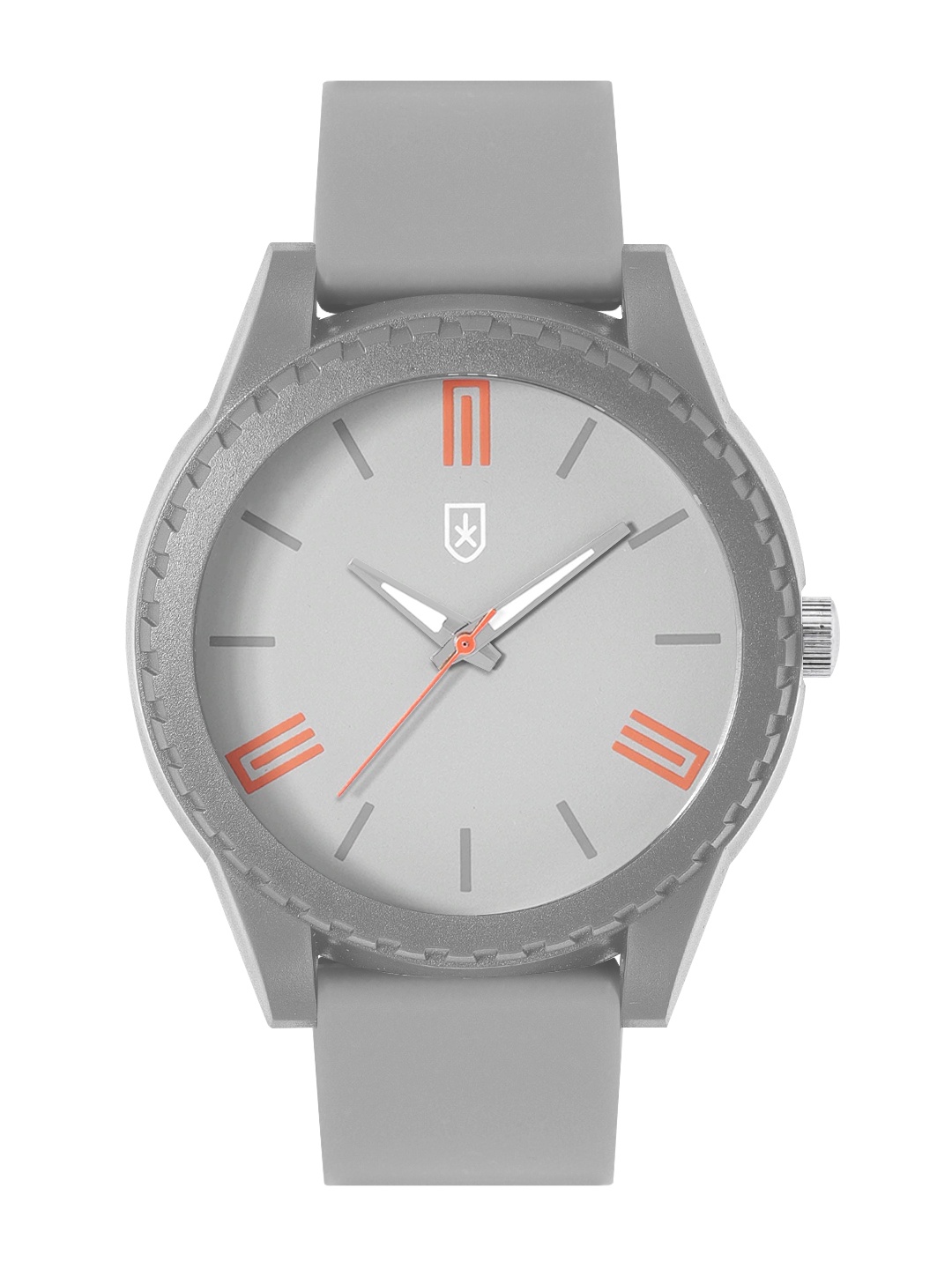 

The Roadster Lifestyle Co Men Grey Solid Dial & Grey Regular Strap Analogue Watch RD-AW21-6C