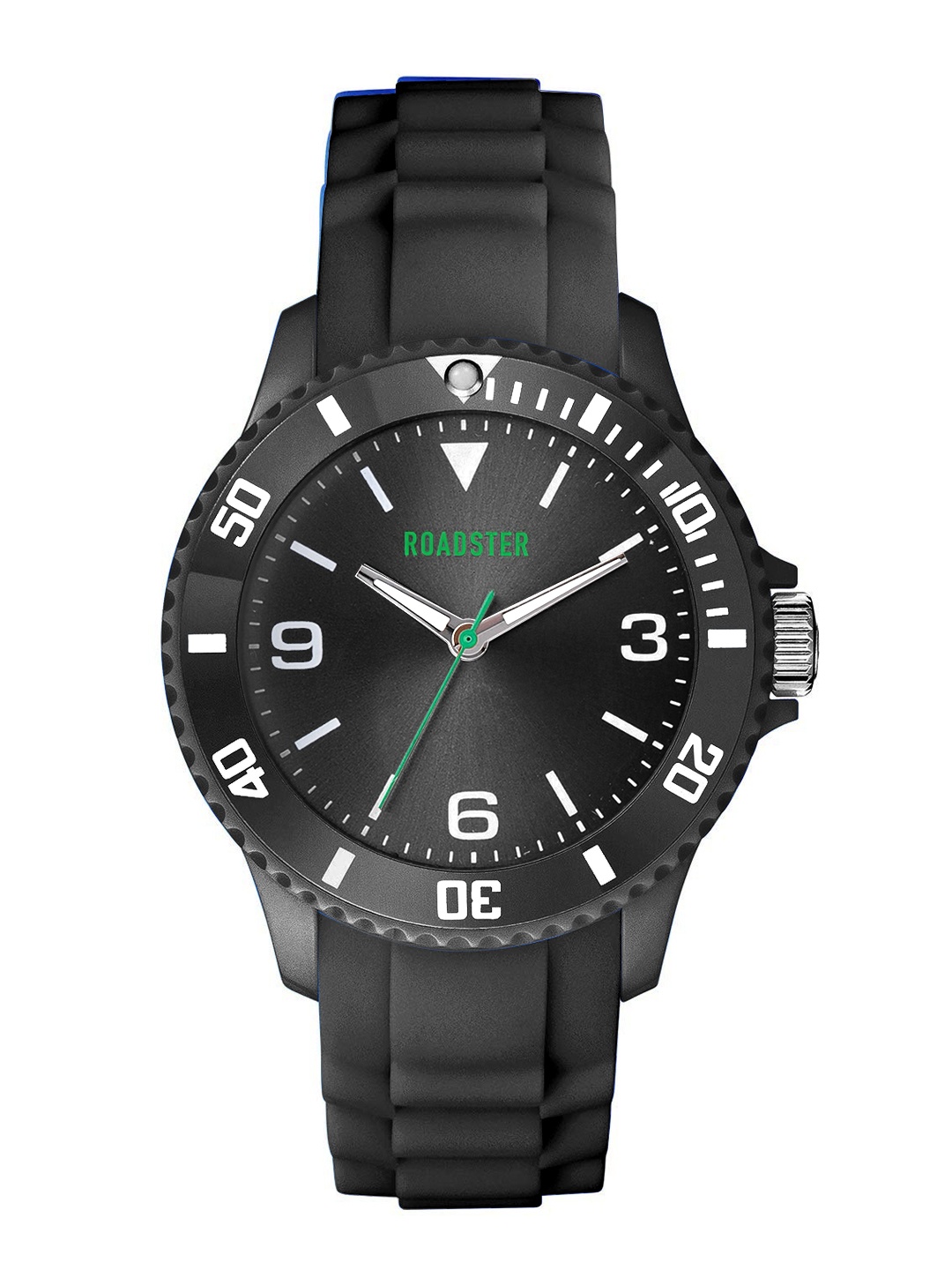 

The Roadster Lifestyle Co Men Black Dial Black Straps Analogue Watch RD-AW21-4B