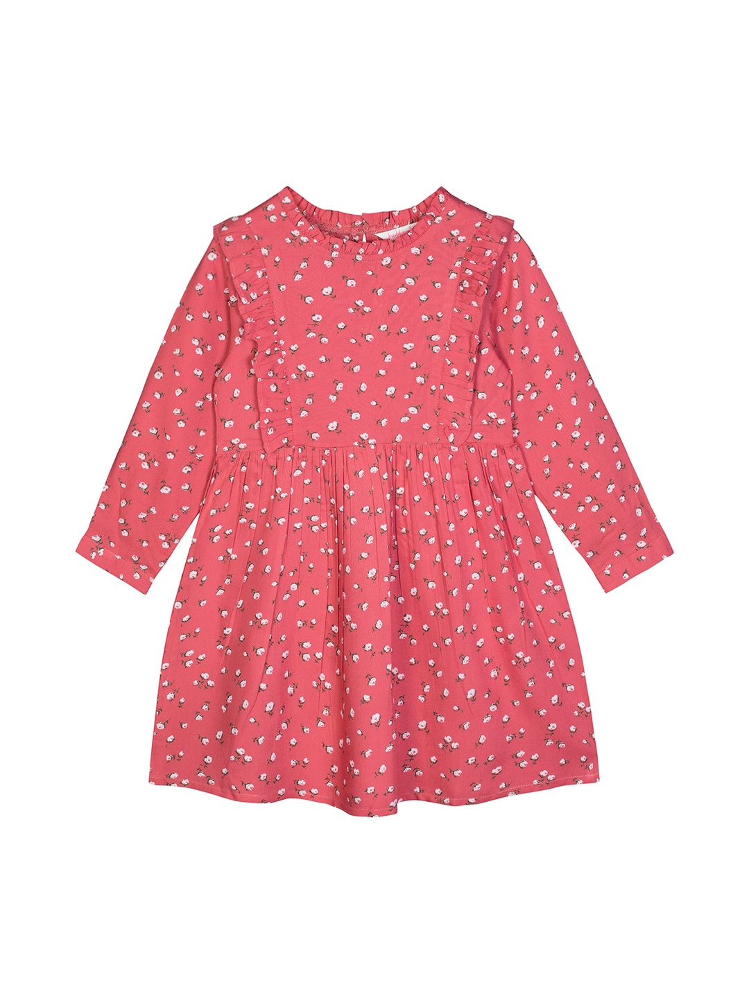 

Budding Bees Girls Red Floral Dress