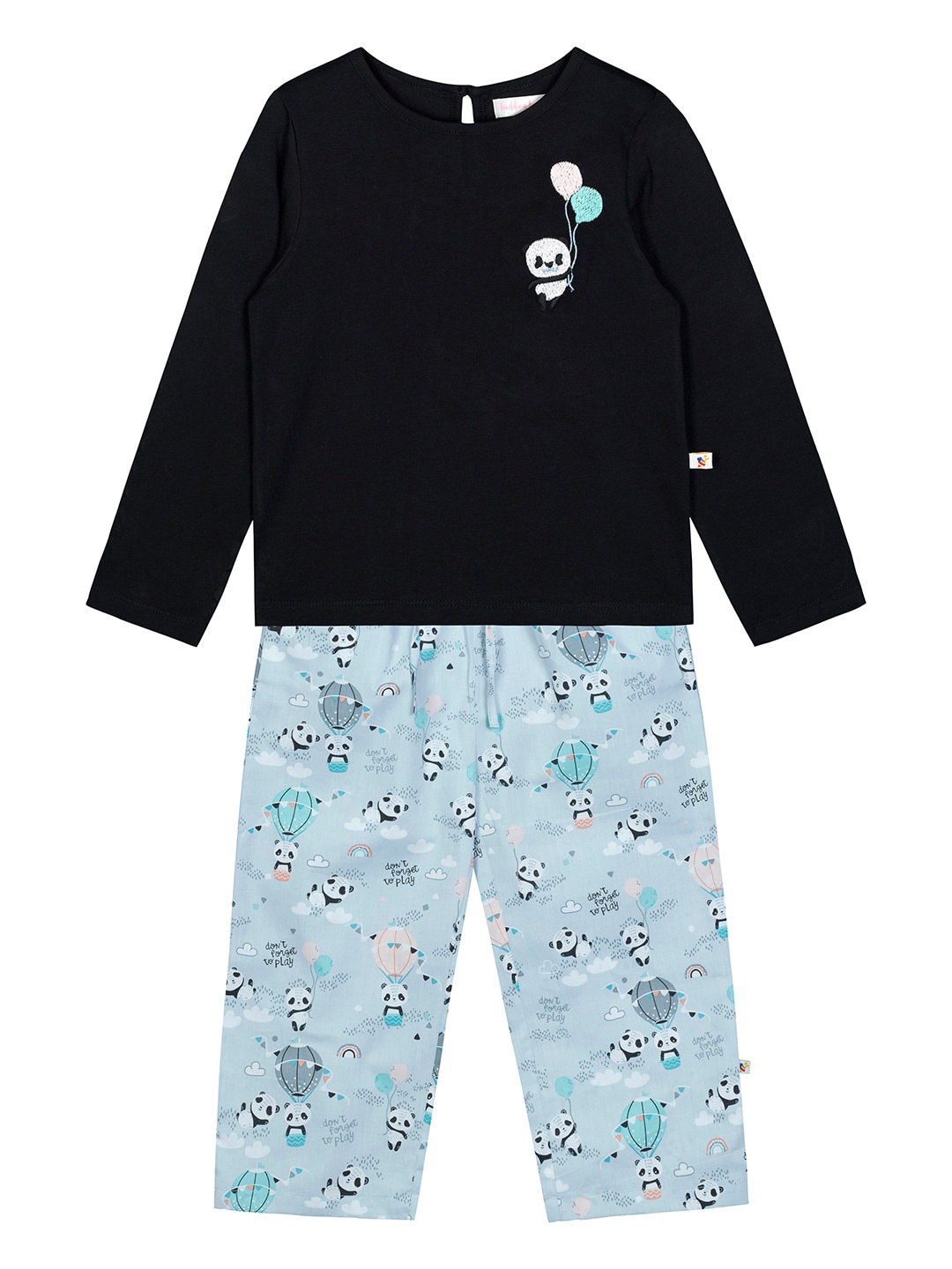 

Budding Bees Girls Black & Blue T-shirt with Trousers