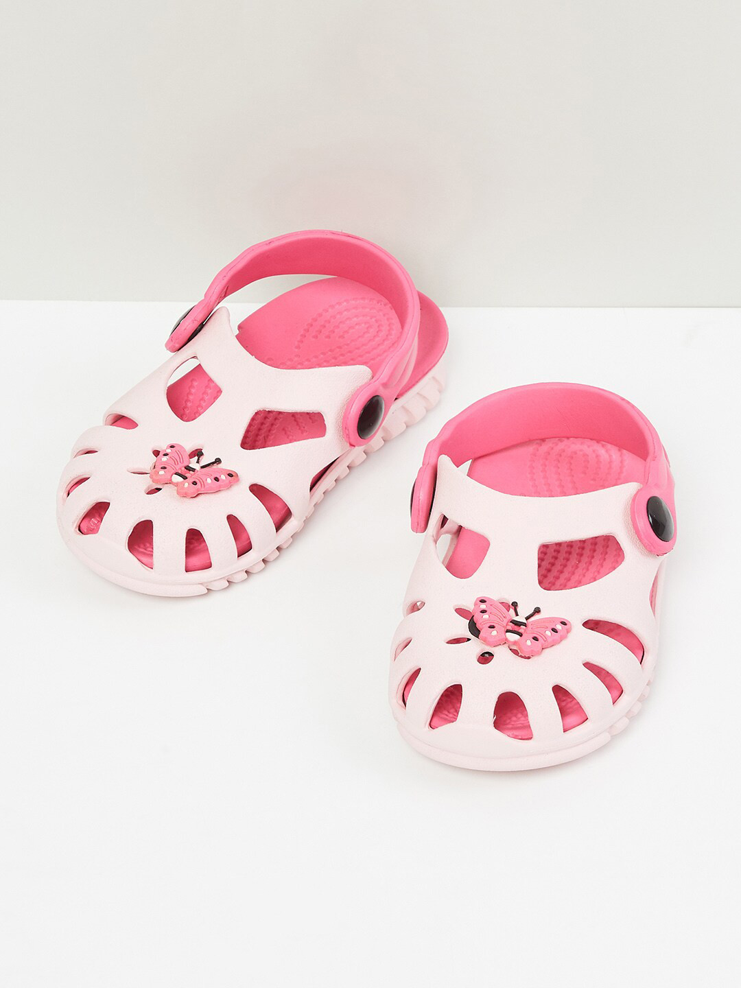

max Girls Pink Rubber Slip-On