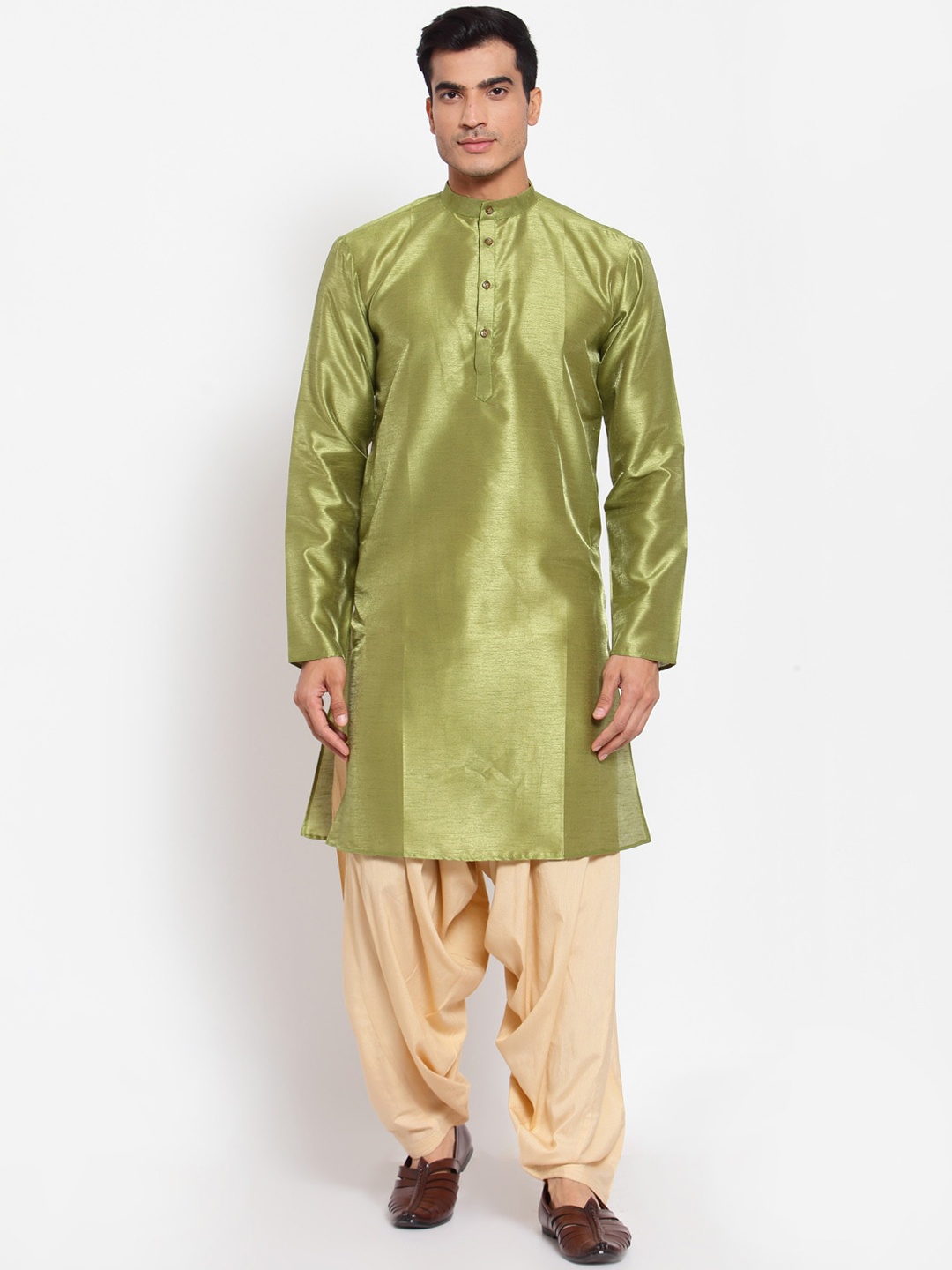 

MAXENCE Men Green Kurta