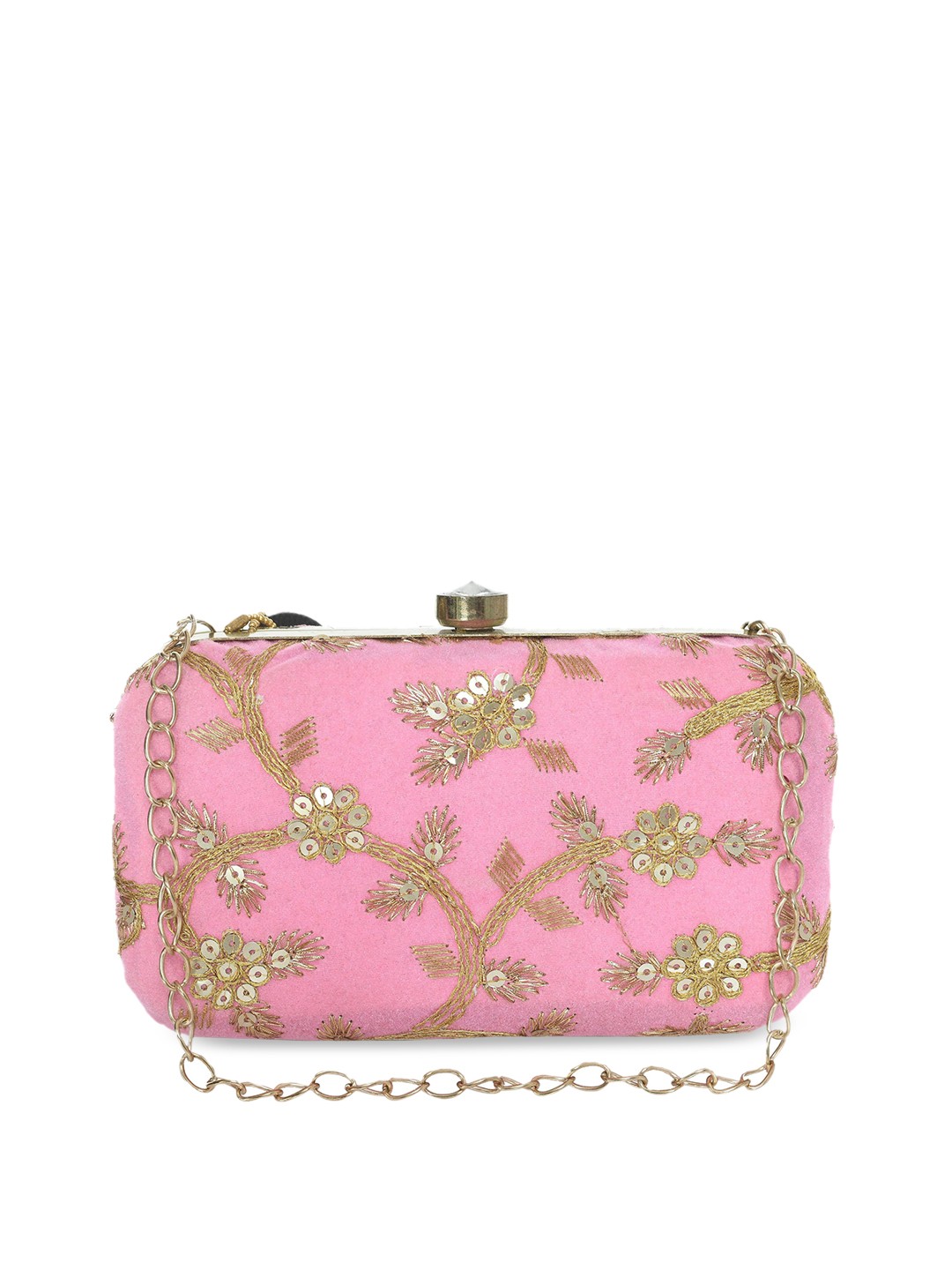 

Kastner Pink Floral Embellished Clutch