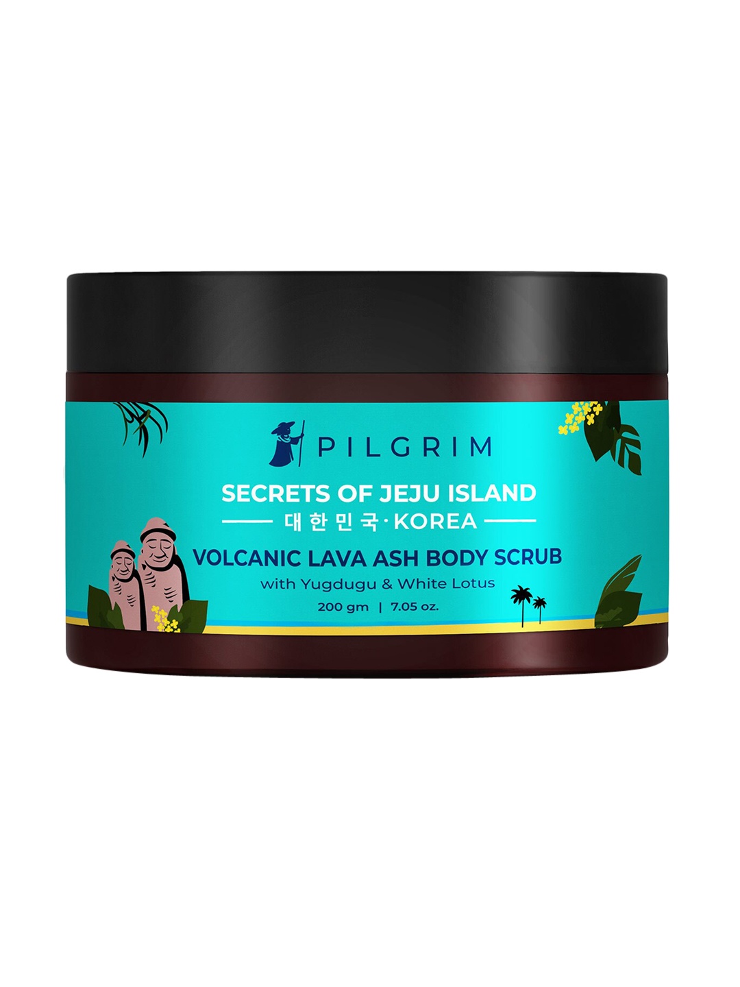 

Pilgrim Jeju Volcanic Ash Body Scrub & Polish for Exfoliation & Tan Removal, Teal