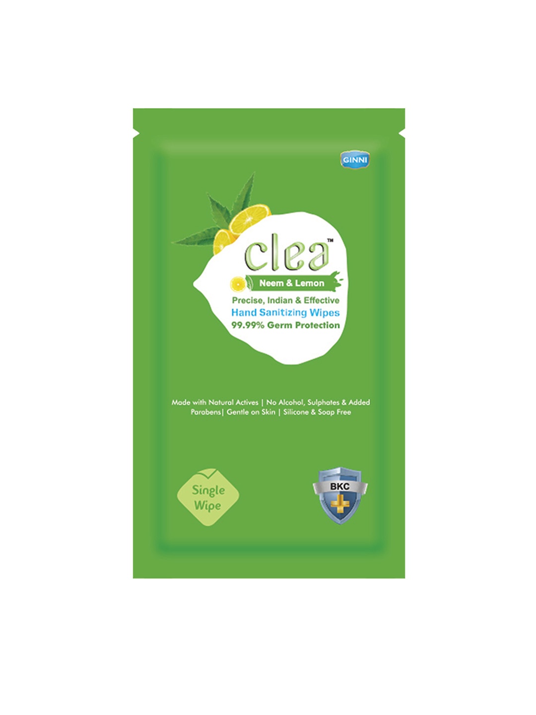 

Clea Pack of 2 Hand Sanitizing Wipes With 99.99% Germ Kill Formula - 50 Wipes Per Pack, White