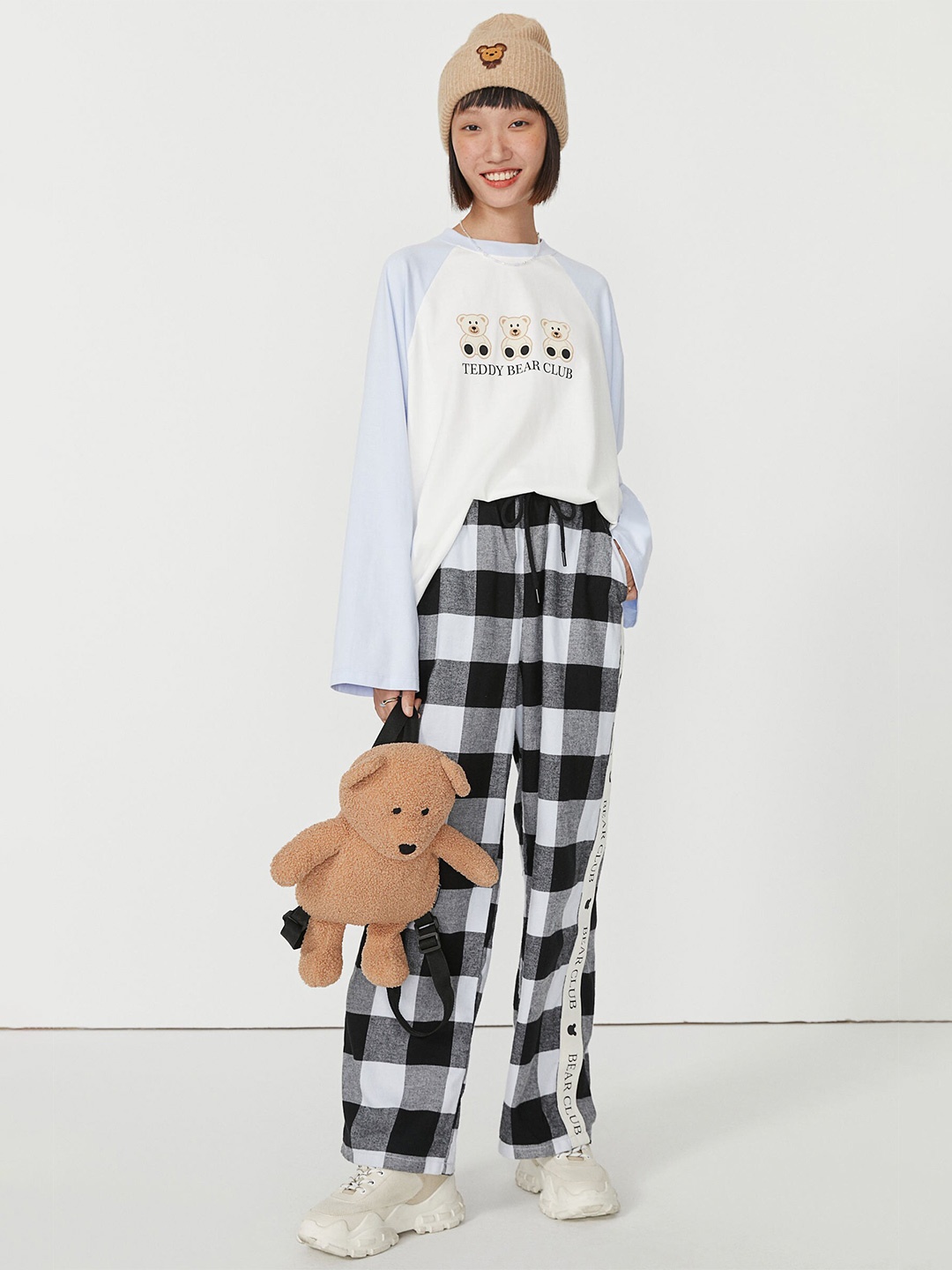 

H&M Women Blue Printed top