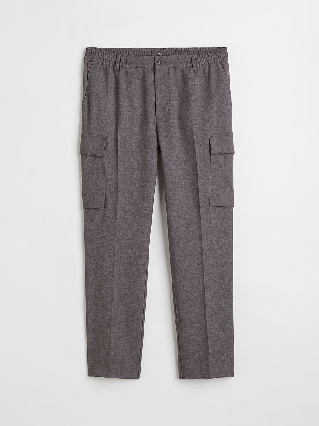 

H&M Men Grey Slim Fit Cargo joggers