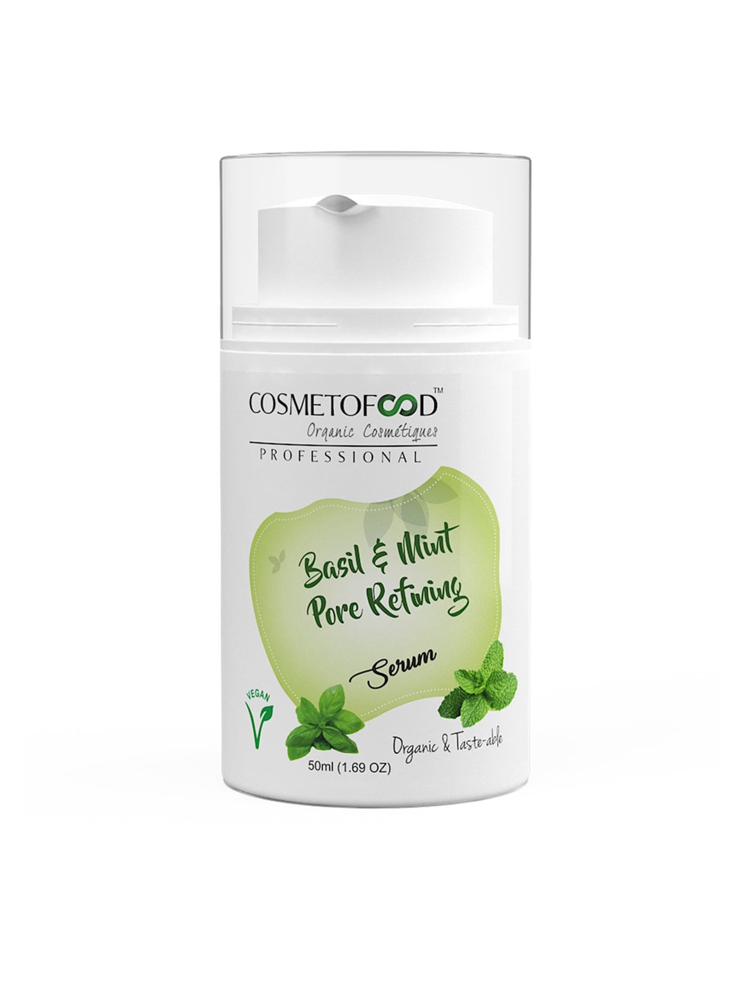 

COSMETOFOOD Professional Basil & Mint Pore Refining Face Serum 50 ml, Multi
