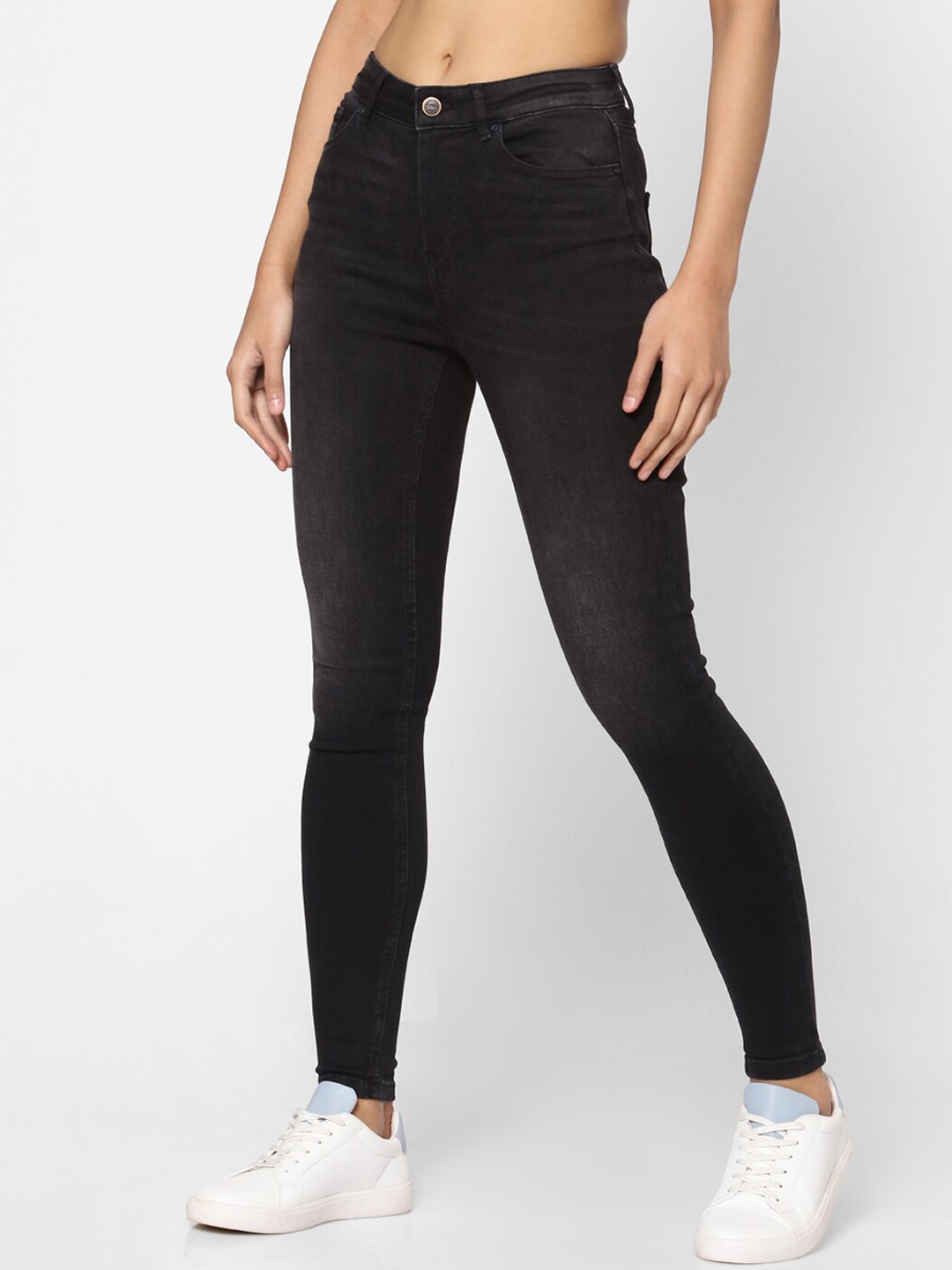 

ONLY Women Black High-Rise Jeans