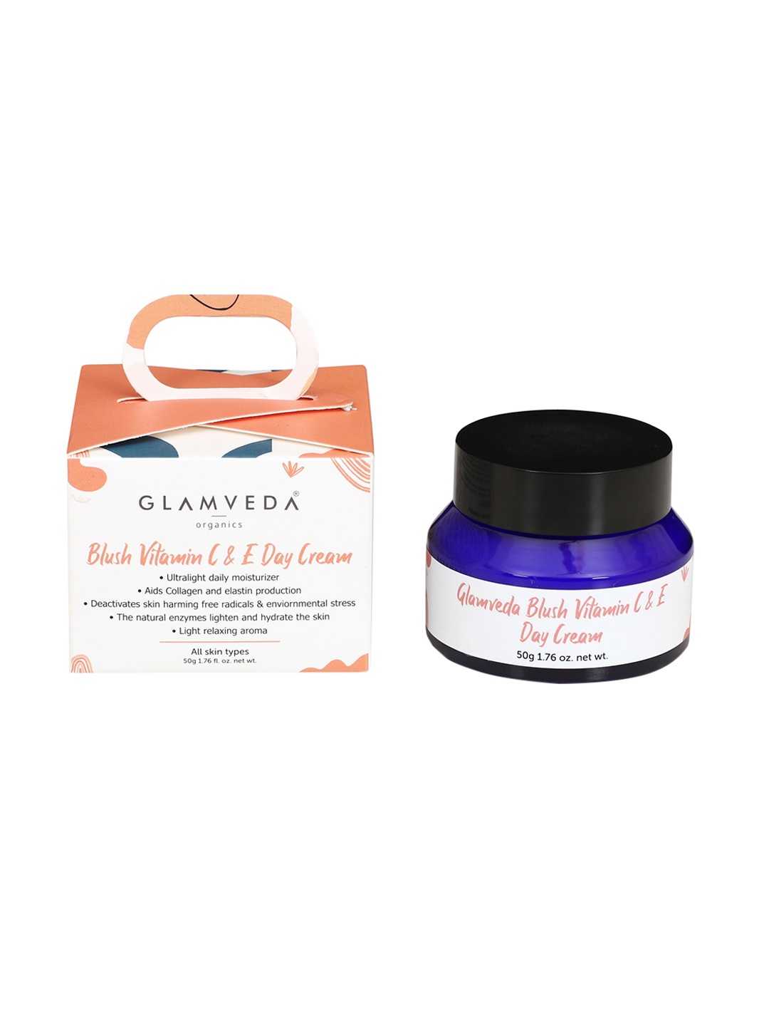 

GLAMVEDA Women Blush Vitamin C & E Day Cream, Tan