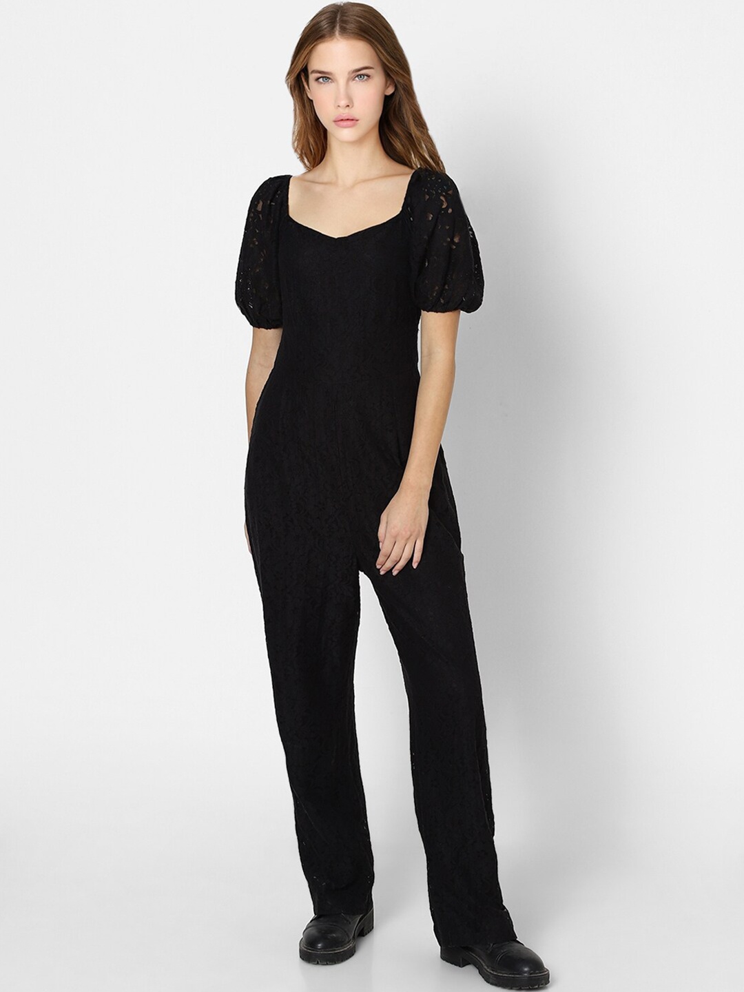 

ONLY Black Solid Basic Jumpsuit
