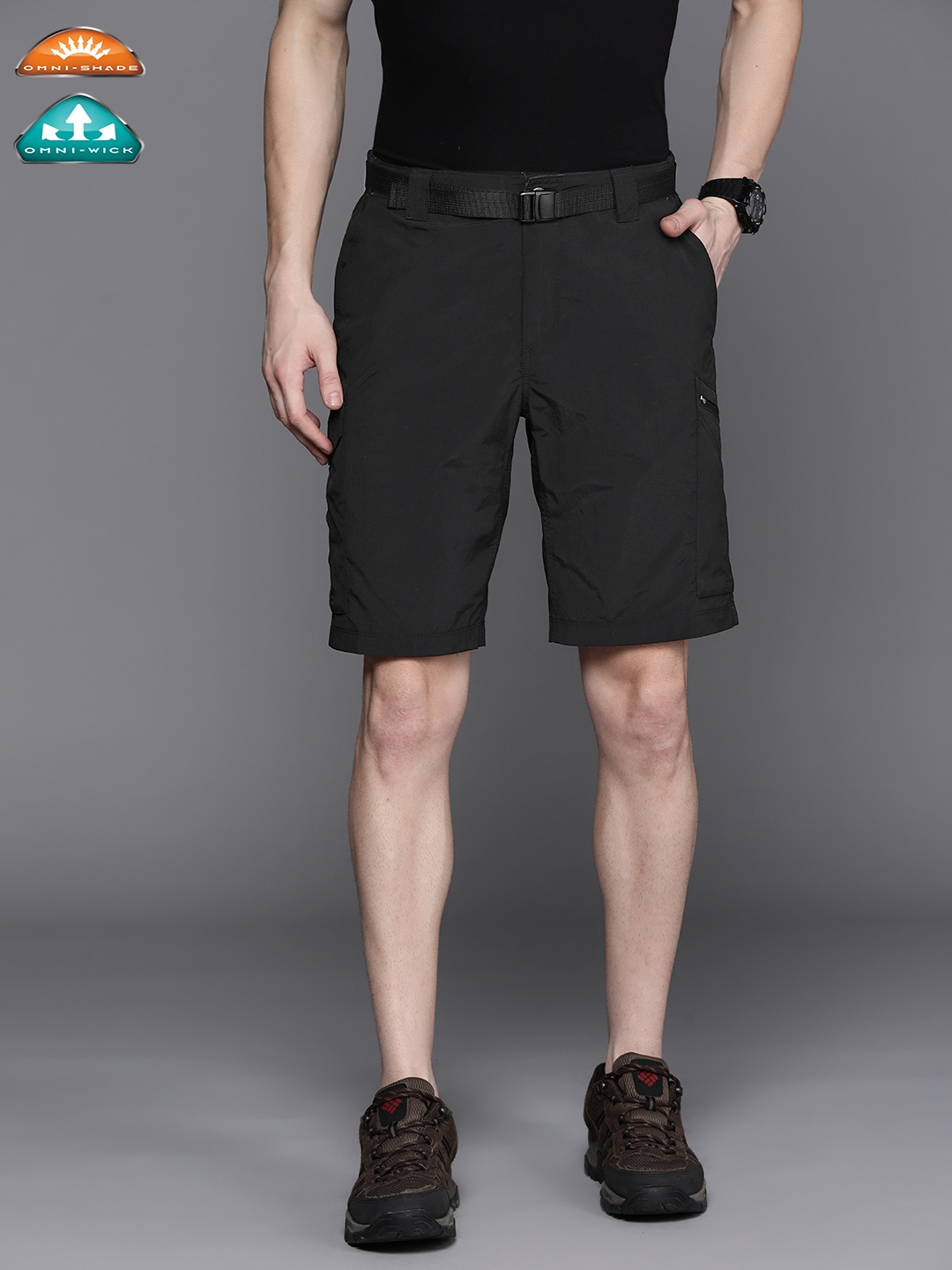 

Columbia Men Black Cargo Shorts