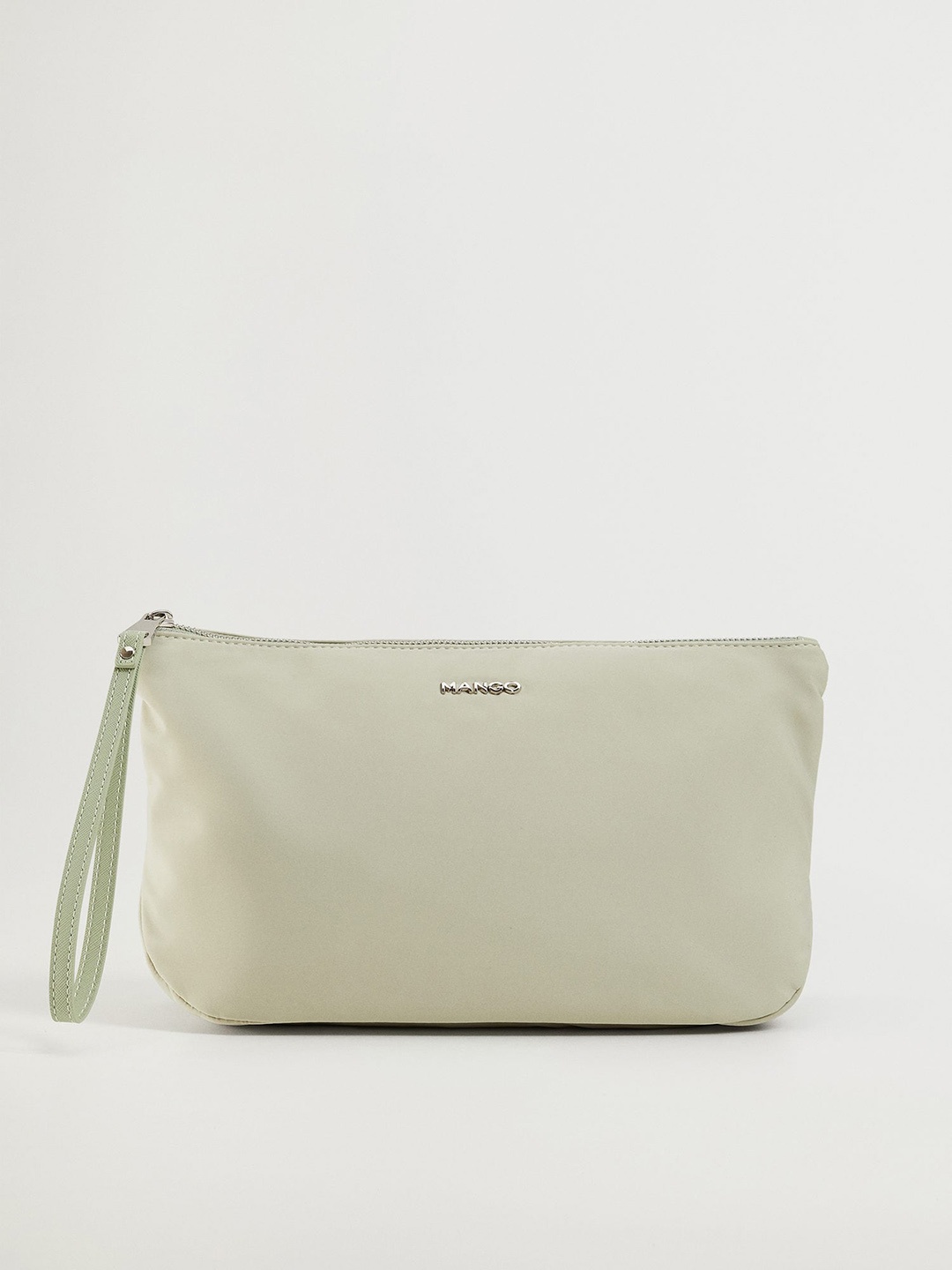

MANGO Women Green Solid Cosmetic Travel Pouch