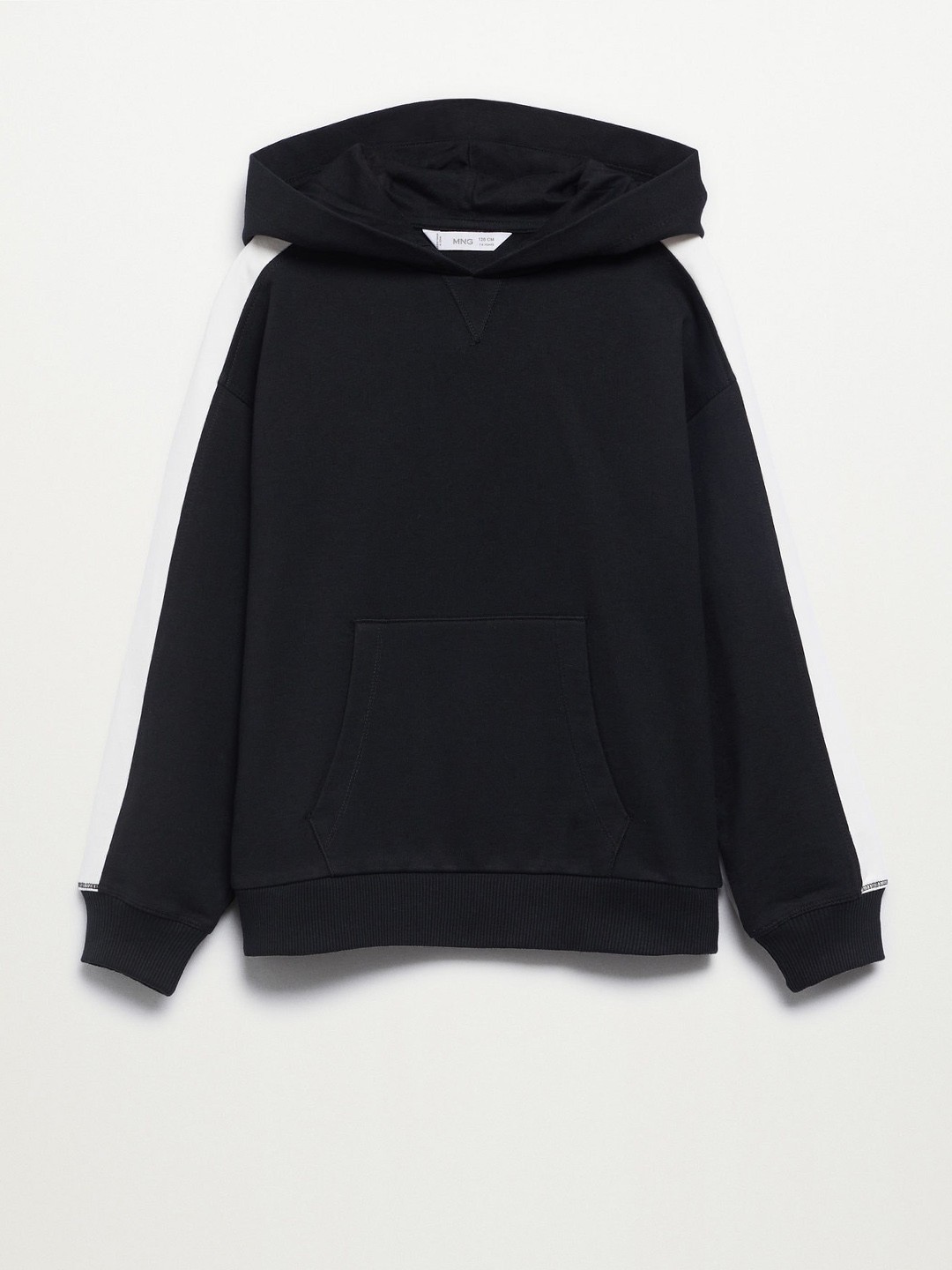 

Mango Kids Girls Black Solid Hooded Sweatshirt
