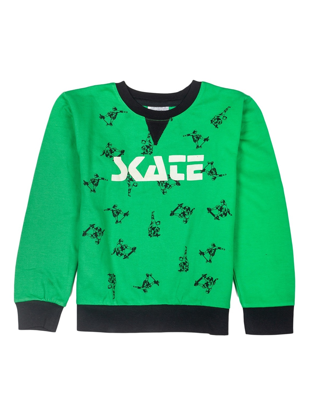 

Nino Bambino Boys Green Printed Sweatshirt
