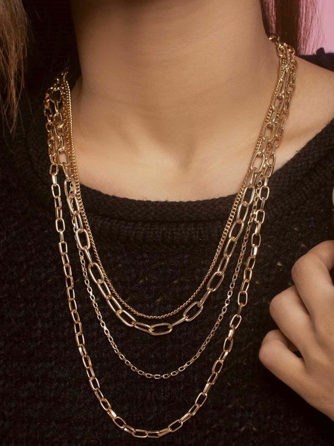 

ToniQ Gold-Toned Layered Necklace
