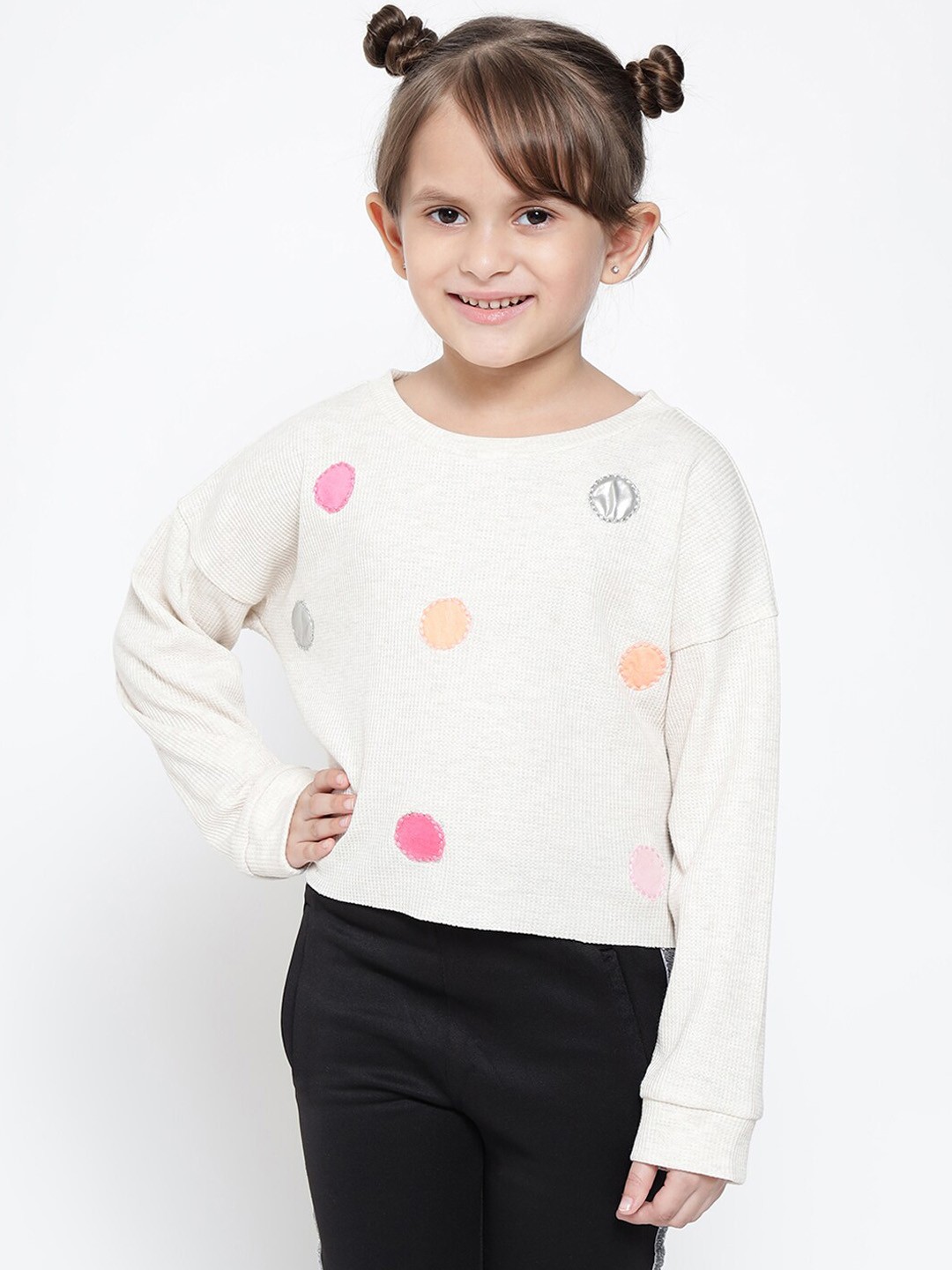 

Nauti Nati Girls Off White Sweatshirt