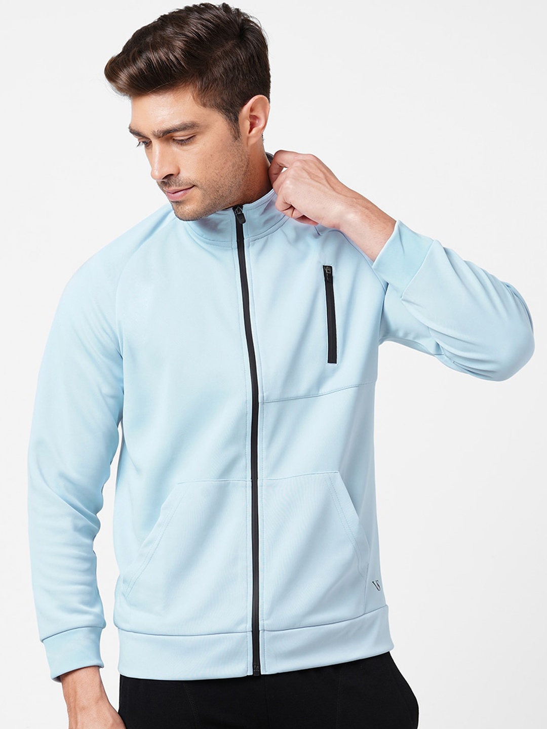 

VS by Sehwag Men Blue Sporty Jacket