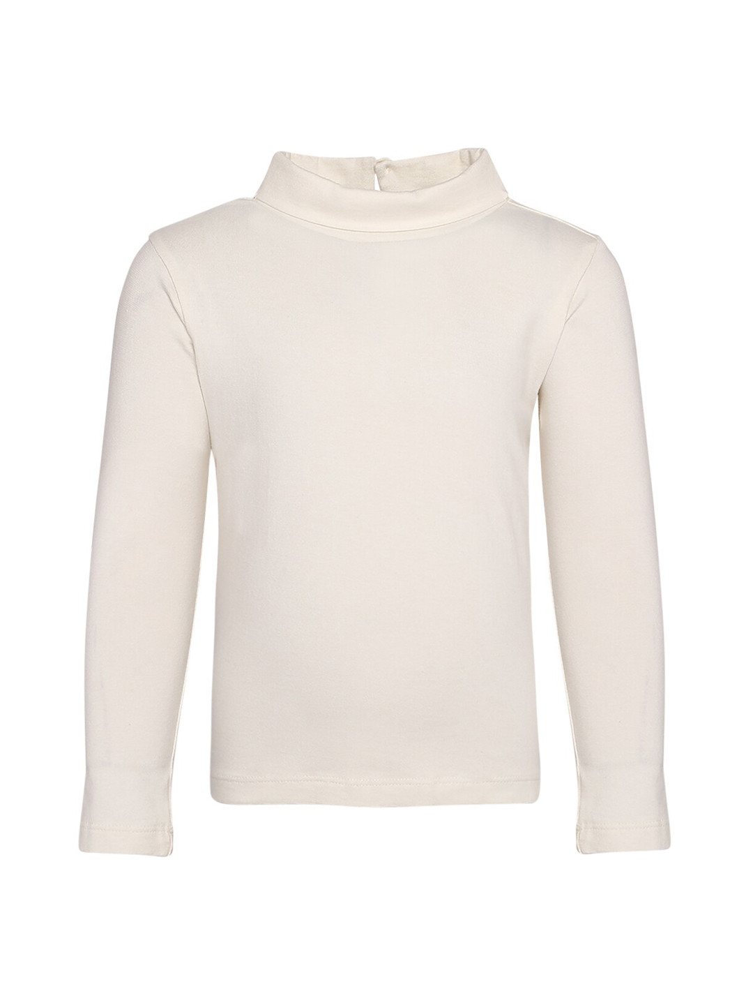 

A Little Fable Girls Off White Turtle Neck T-shirt