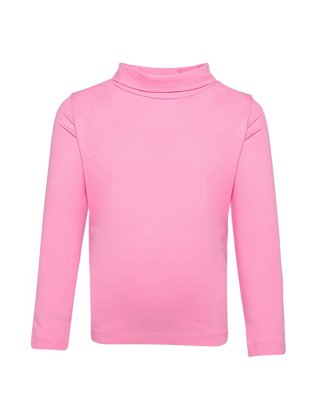 

A Little Fable Girls Pink Turtle Neck T-shirt