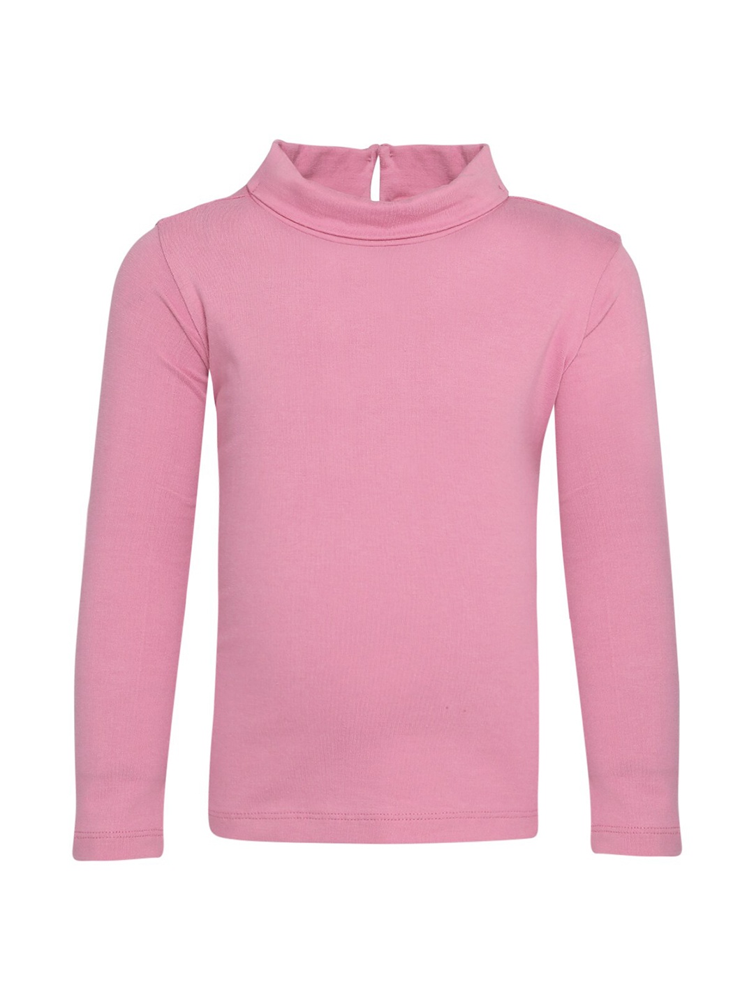 

A Little Fable Girls Pink Turtle Neck T-shirt