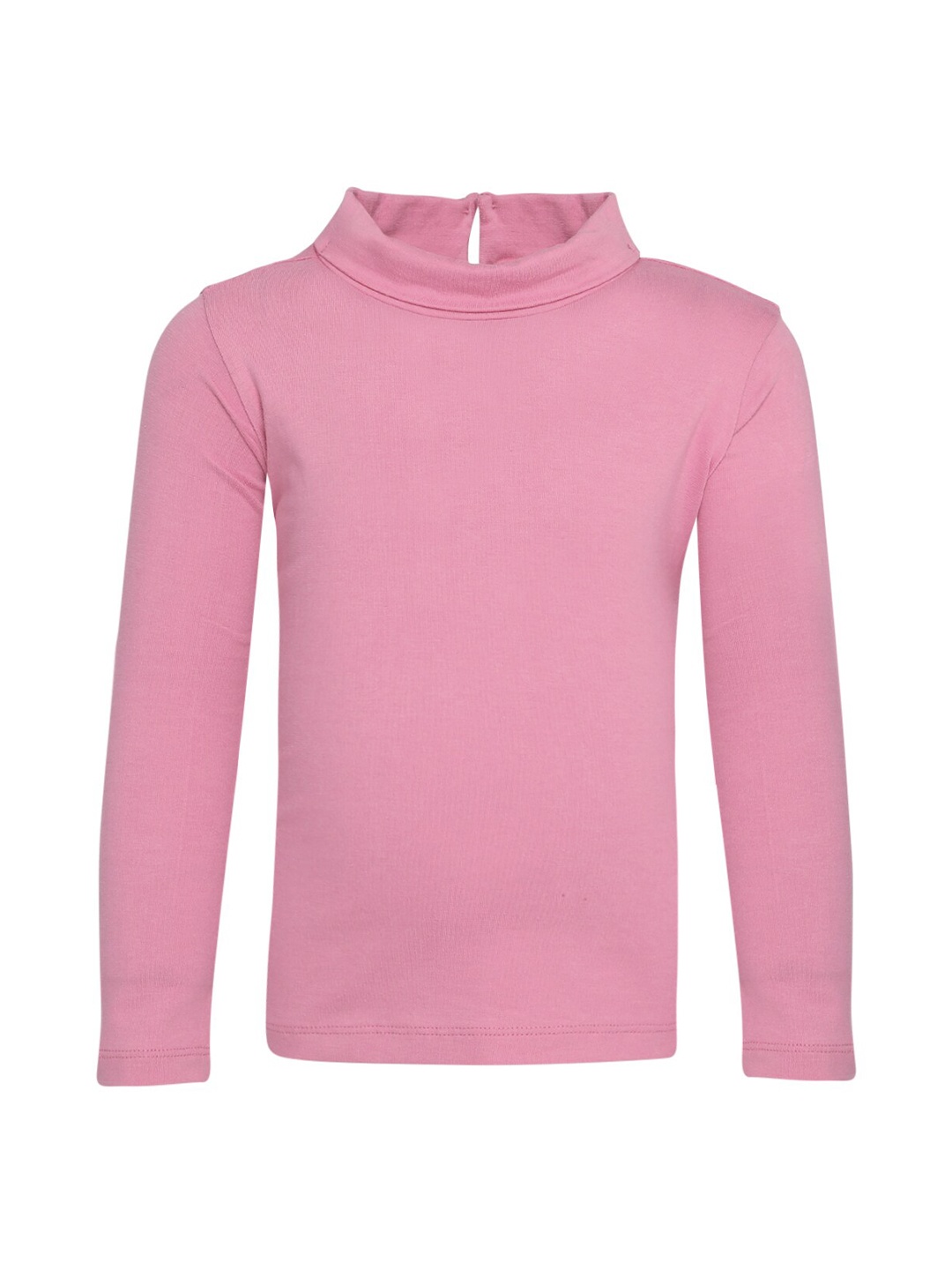 

A Little Fable Girls Pink Turtle Neck T-shirt