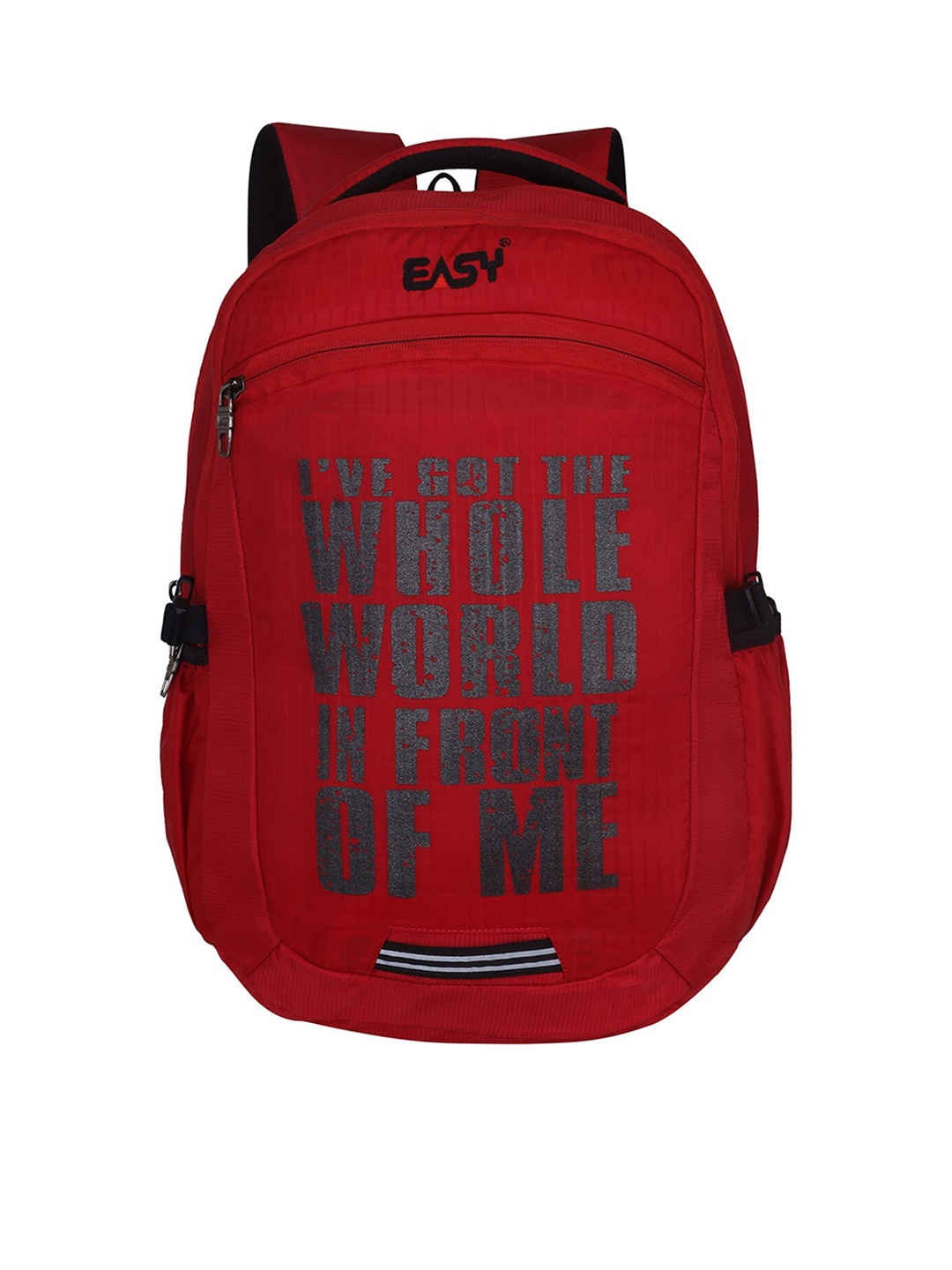 

EASY Unisex Red & Black Printed Laptop Bag