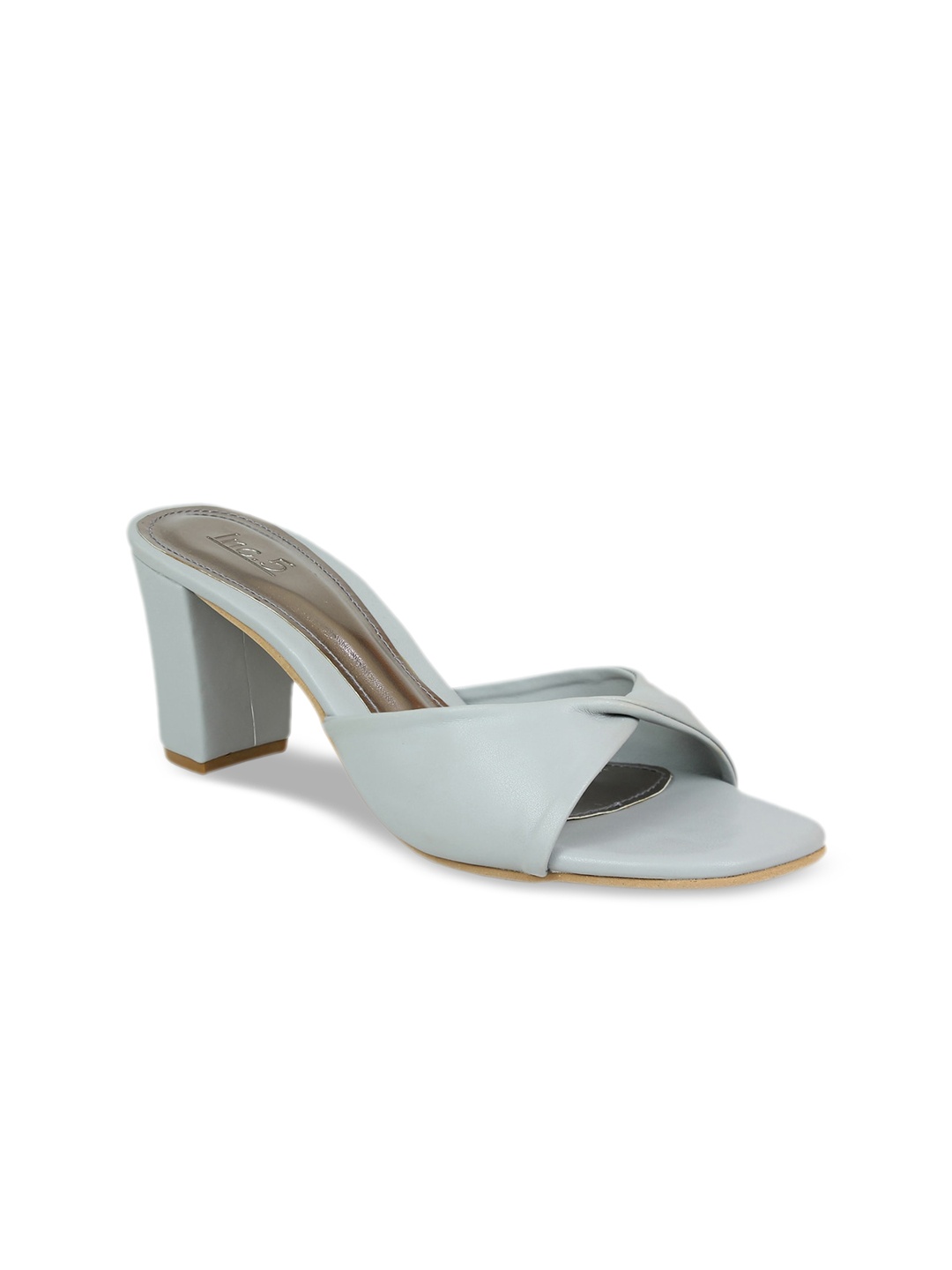 

Inc 5 Grey Block Sandals