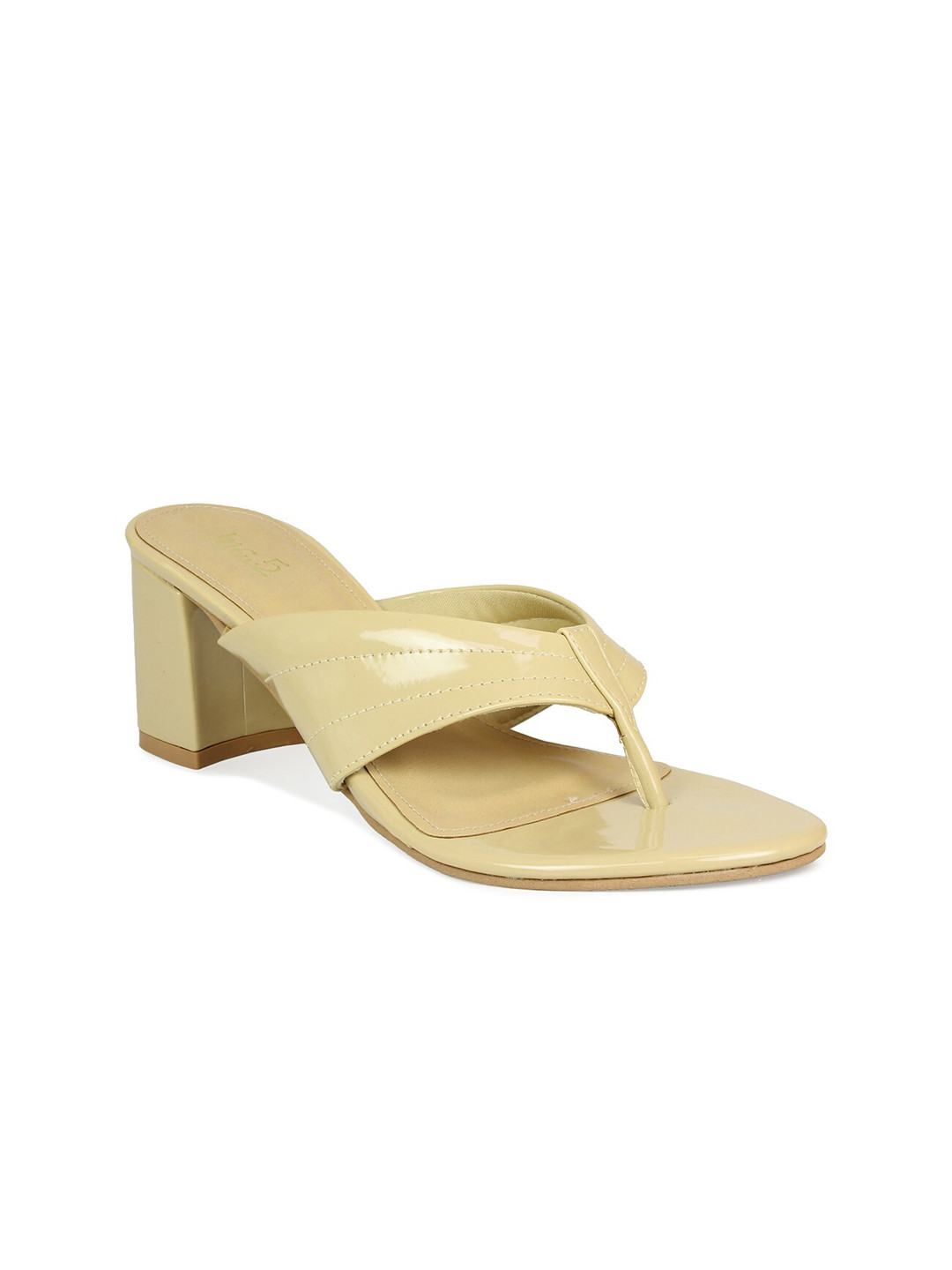 

Inc 5 Beige Block Sandals