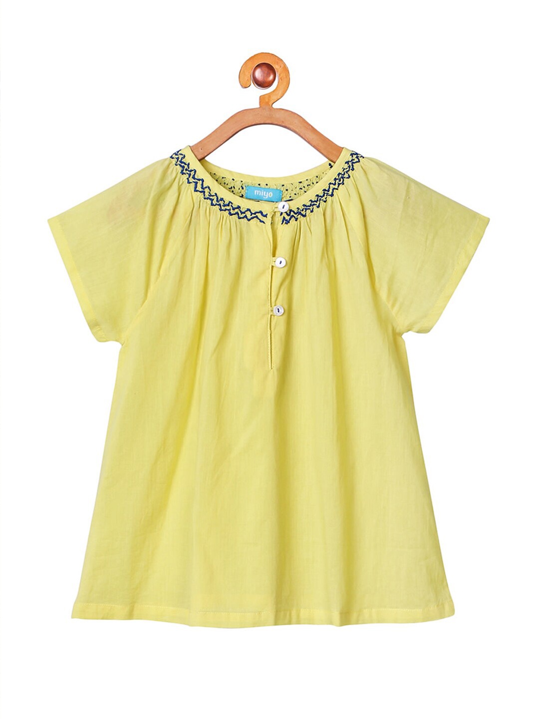 

Miyo Yellow A-Line Top