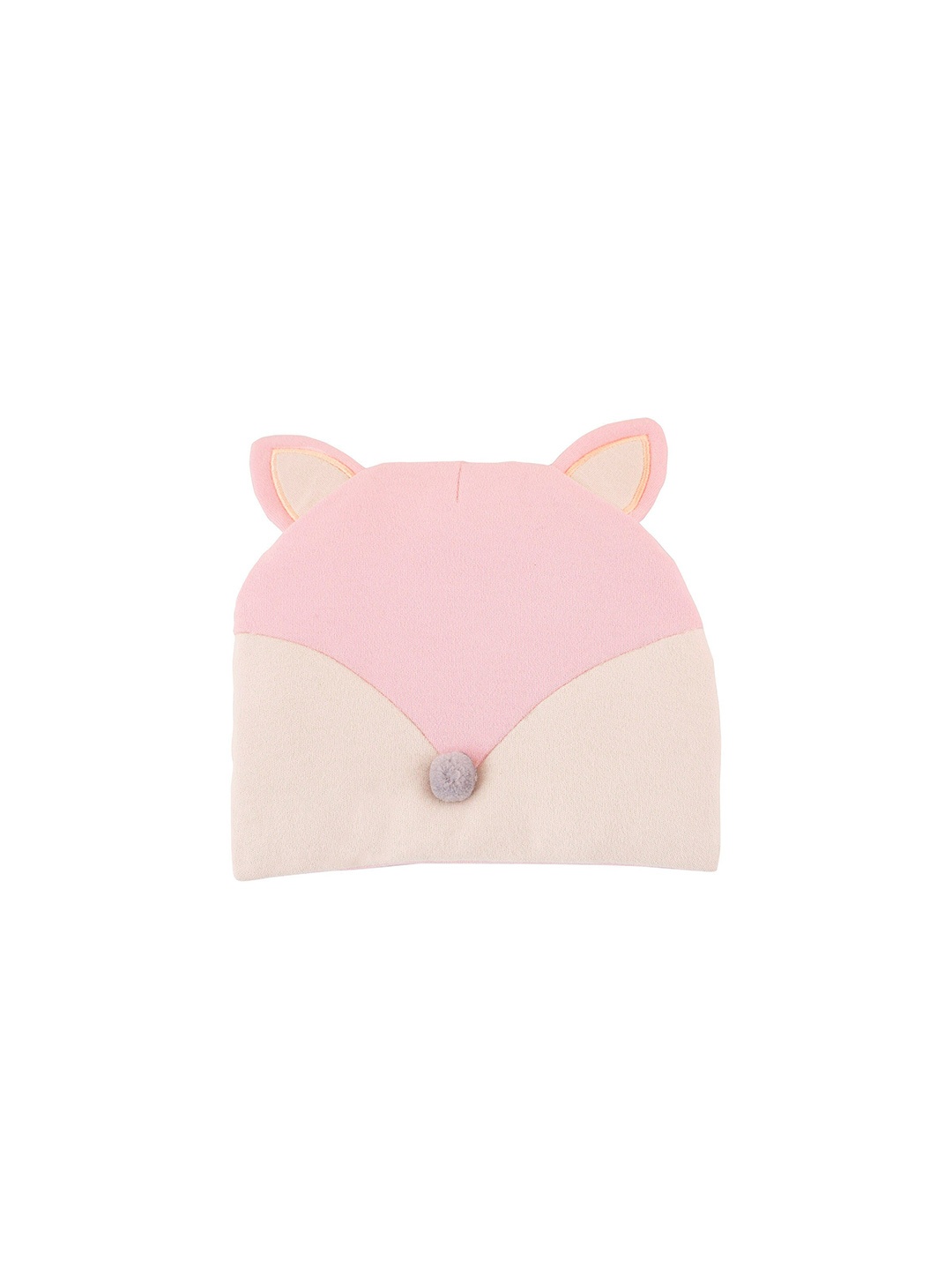 

Baby Moo Unisex Kids Pink & Grey Beanie