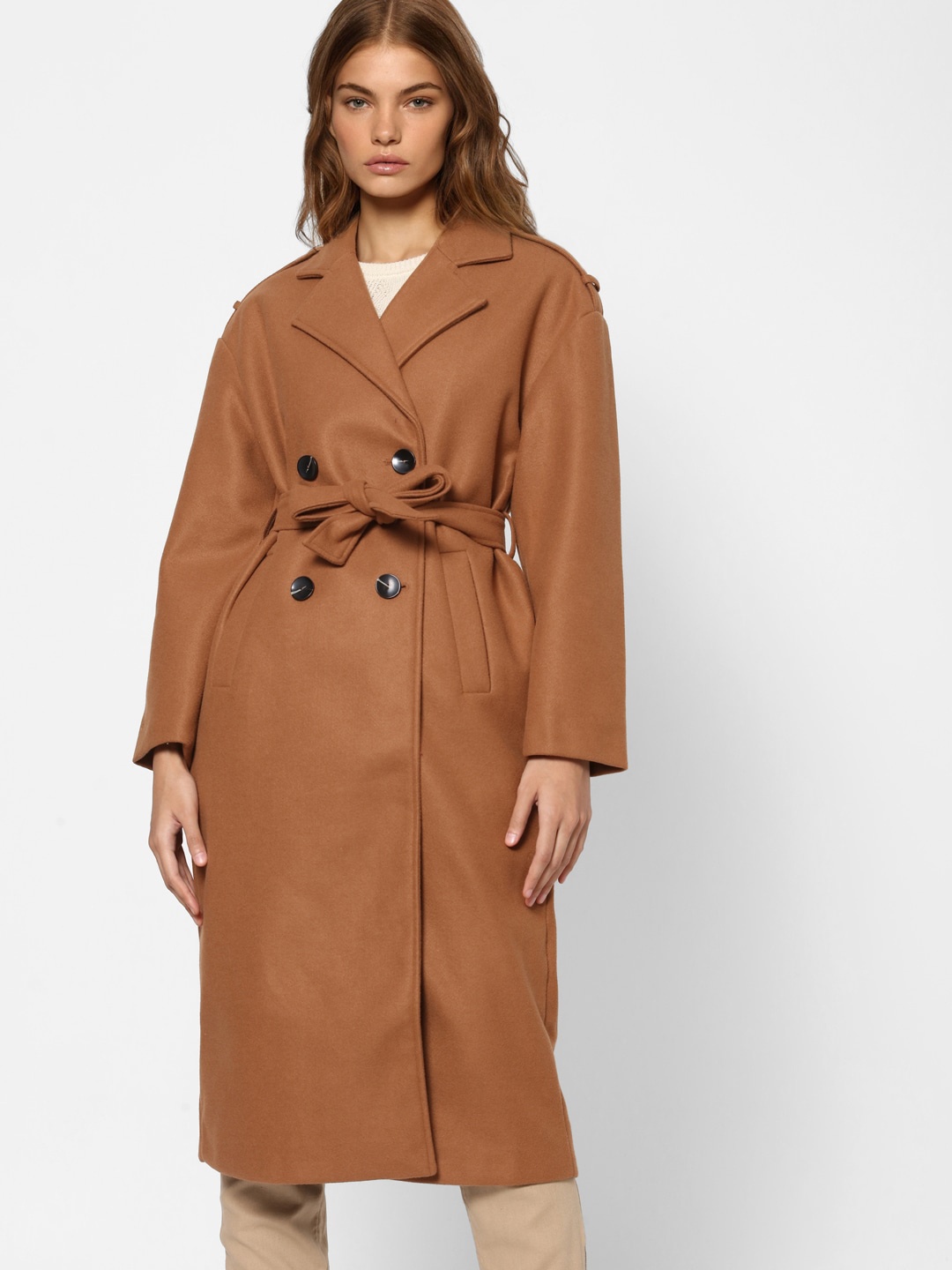 

ONLY Women Brown Trench Coat